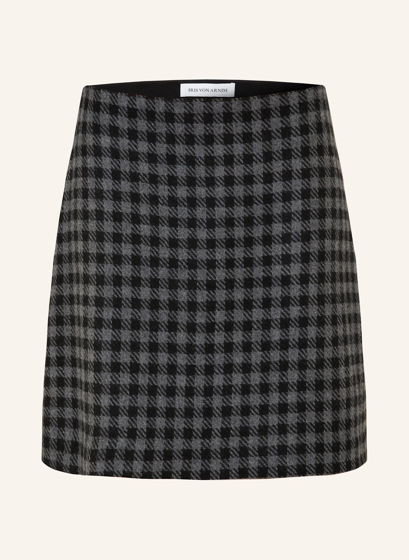 IRIS von ARNIM Jupe en cachemire NILIA: NOIR / GRIS
