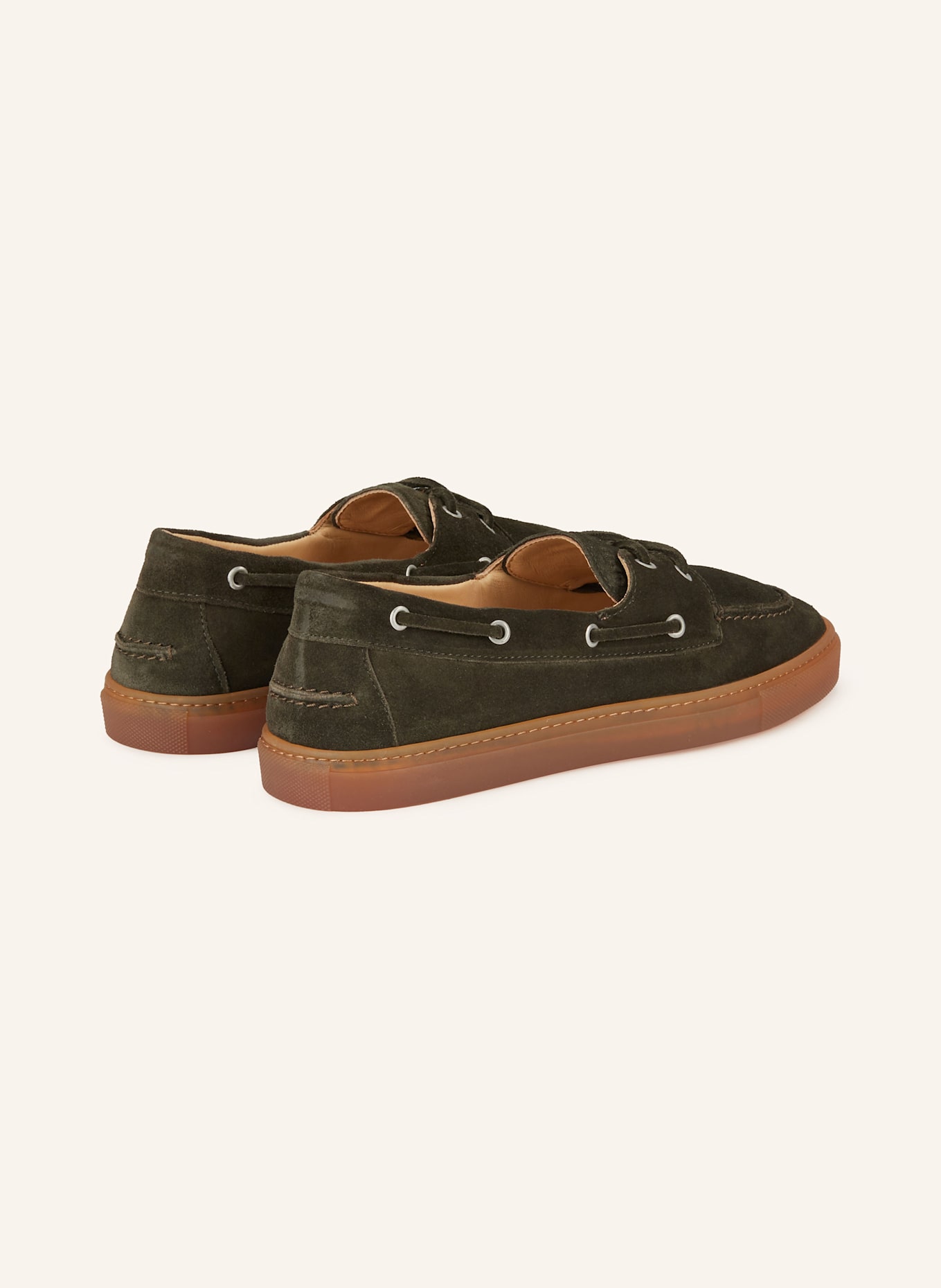 COPENHAGEN STUDIOS Boat shoes CPH160: OLIVE