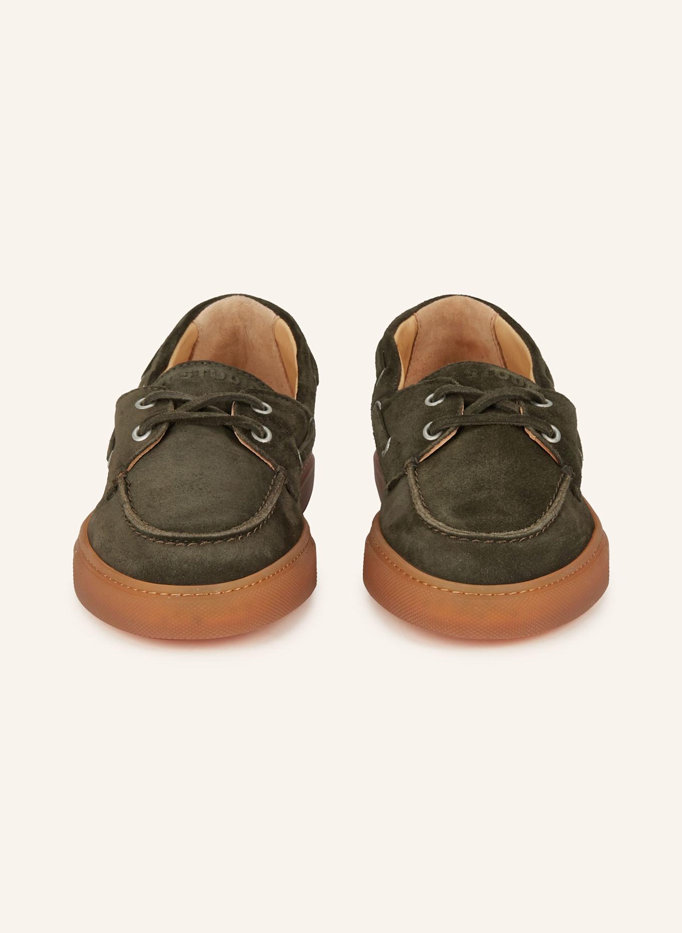 COPENHAGEN STUDIOS Boat shoes CPH160: OLIVE