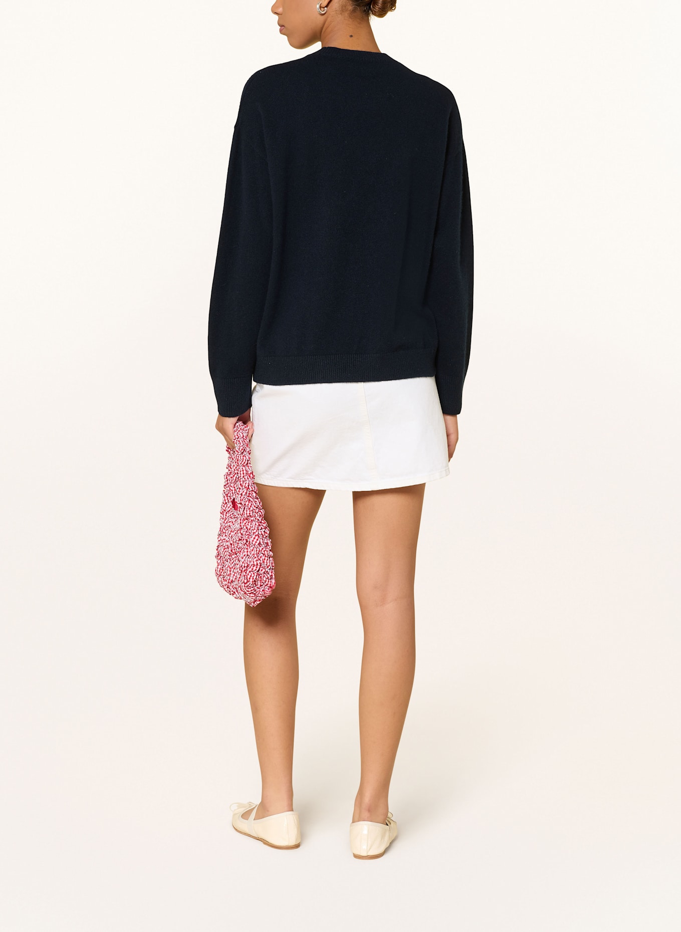 FROM FUTURE Cashmere-Pullover: DUNKELBLAU