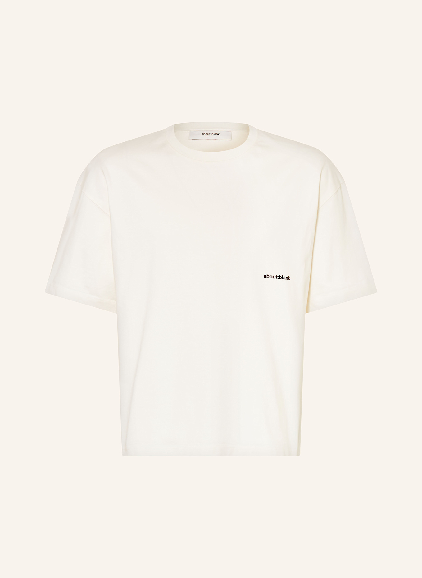 about:blank T-Shirt: ECRU