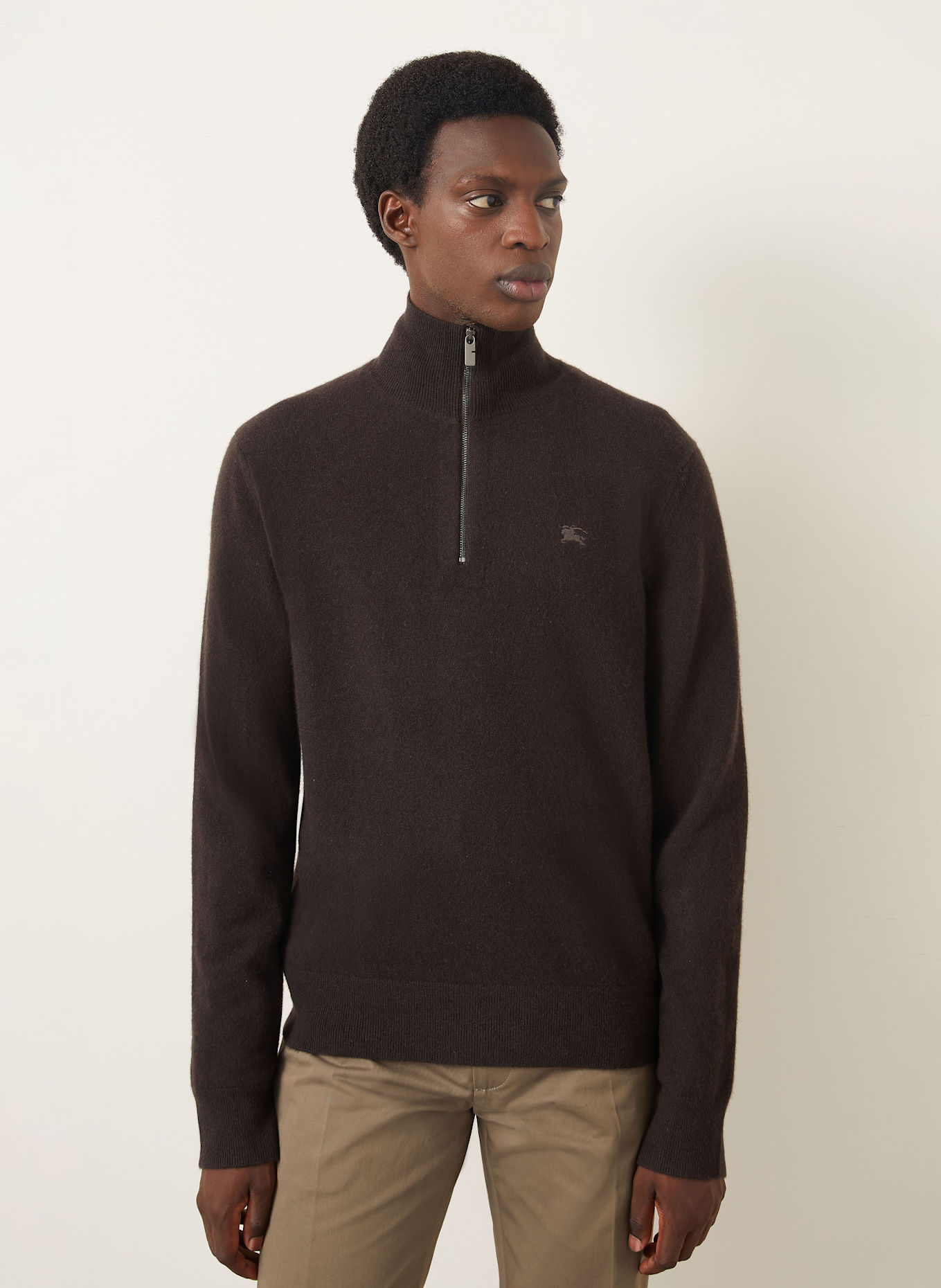 BURBERRY Cashmere-Troyer CAMERON: DUNKELBRAUN