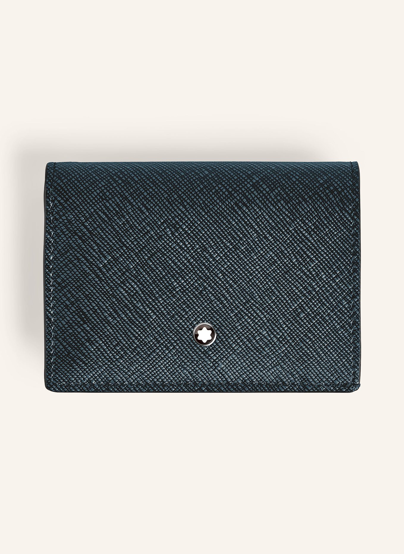 MONTBLANC Saffiano wallet SARTORIAL: BLUE / BLACK