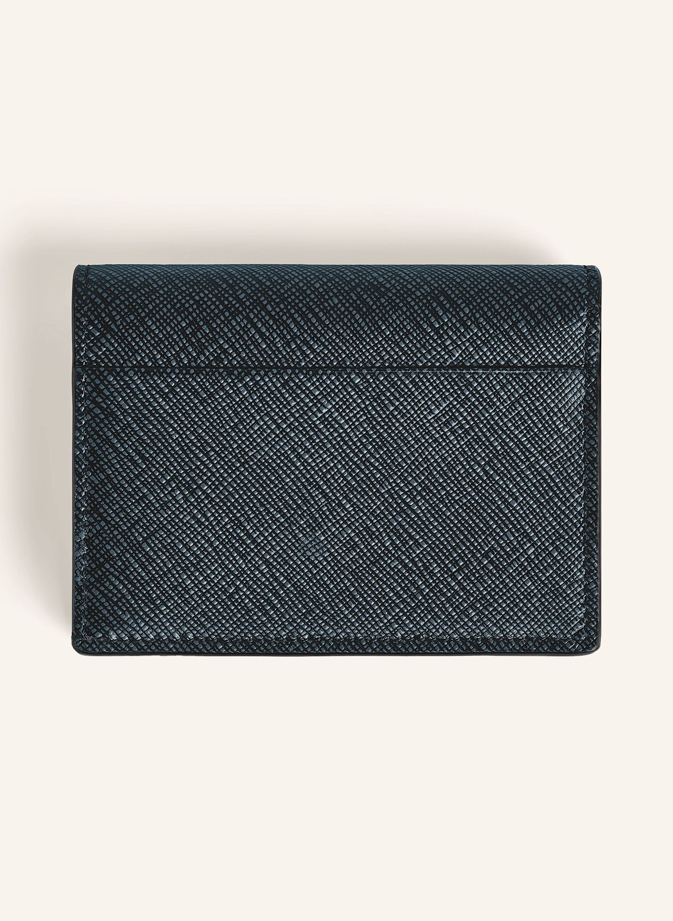 MONTBLANC Saffiano wallet SARTORIAL: BLUE / BLACK