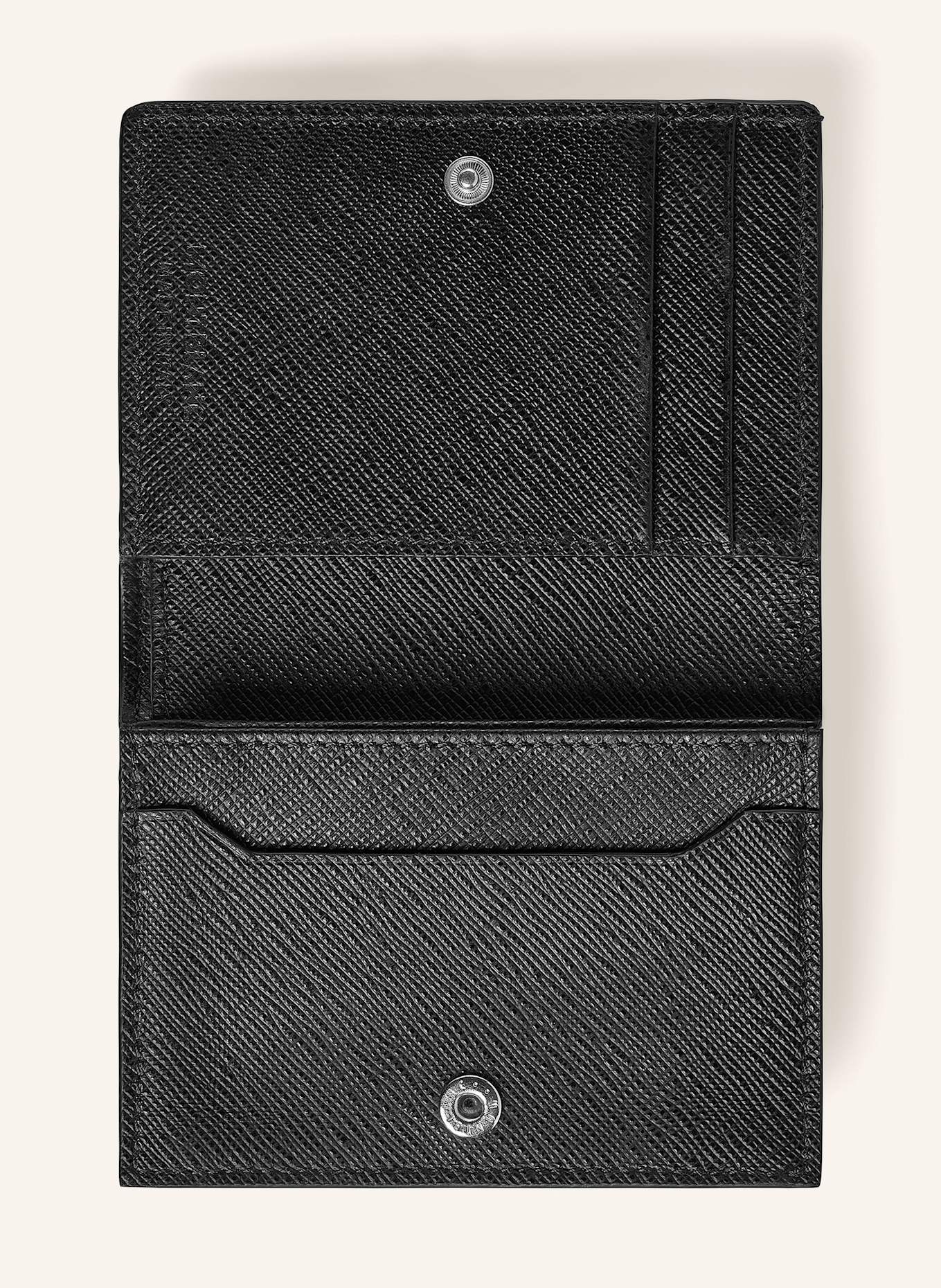 MONTBLANC Saffiano wallet SARTORIAL: BLUE / BLACK