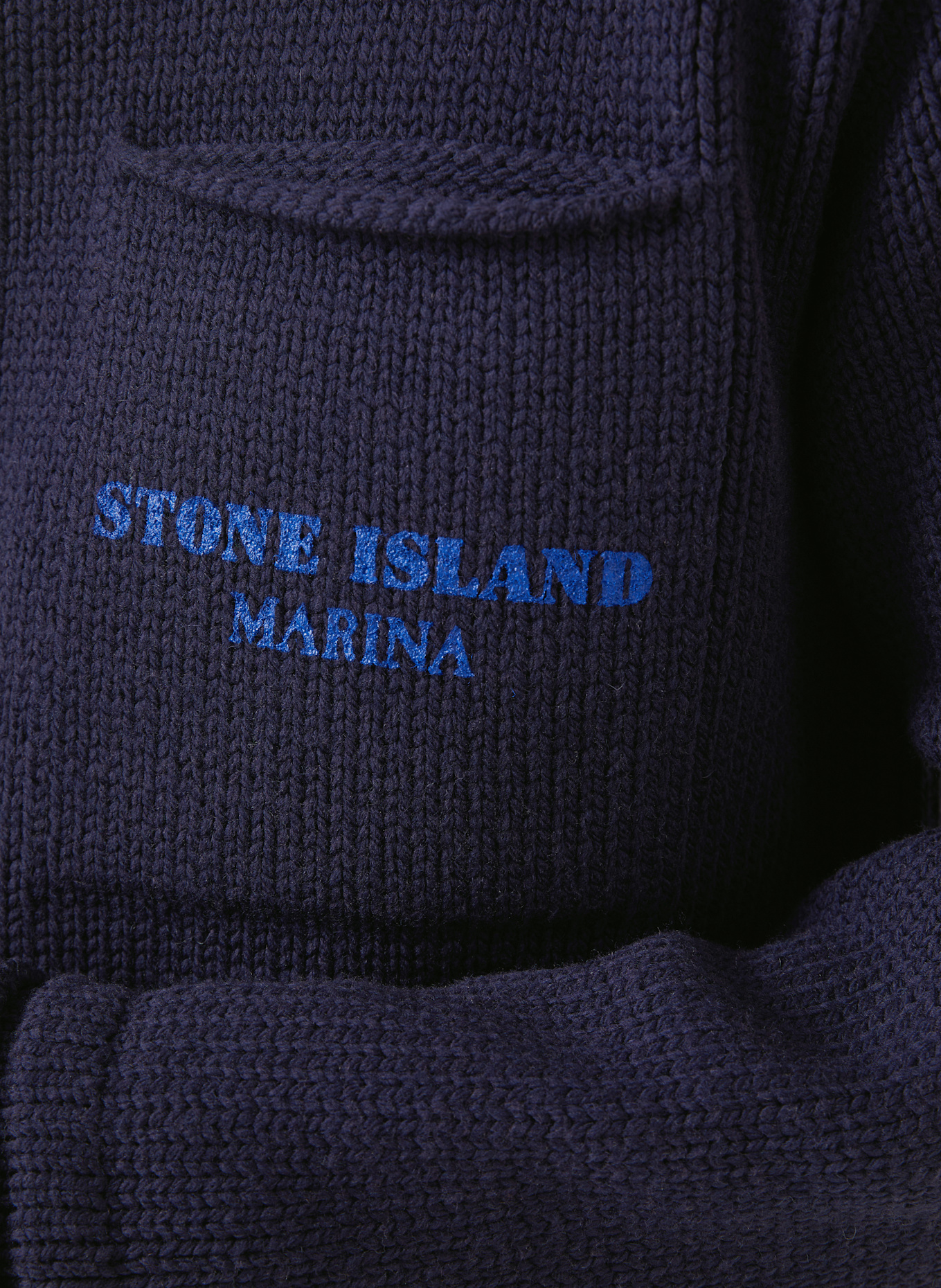 STONE ISLAND Pullover MARINA: DUNKELBLAU / HELLBLAU