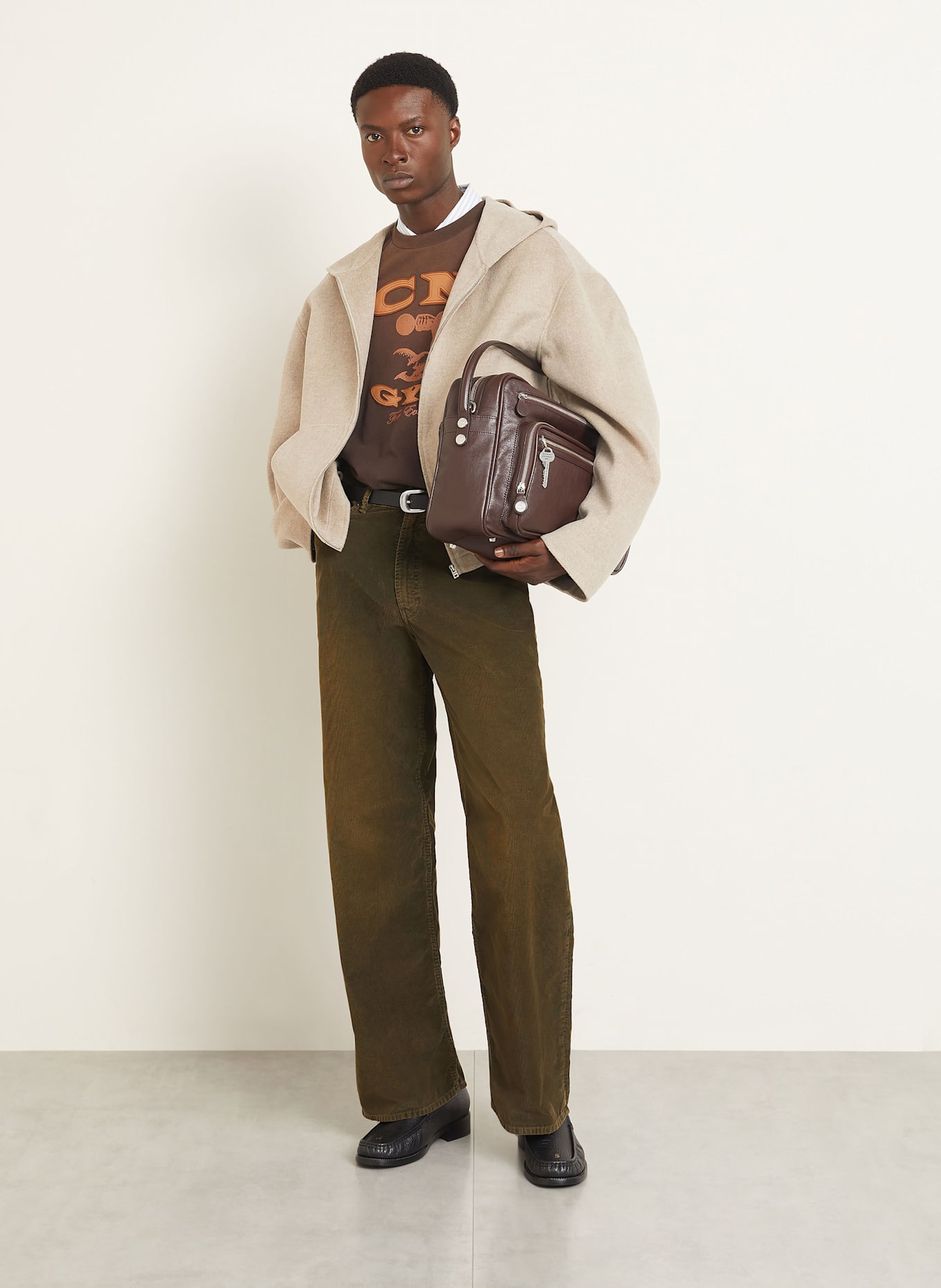 Acne Studios Overjacket: BEIGE