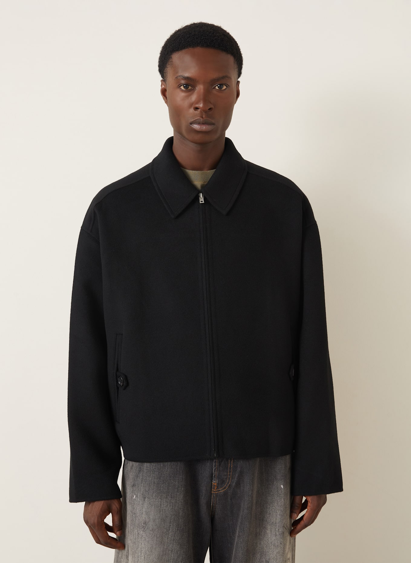 Acne Studios Overjacket: SCHWARZ