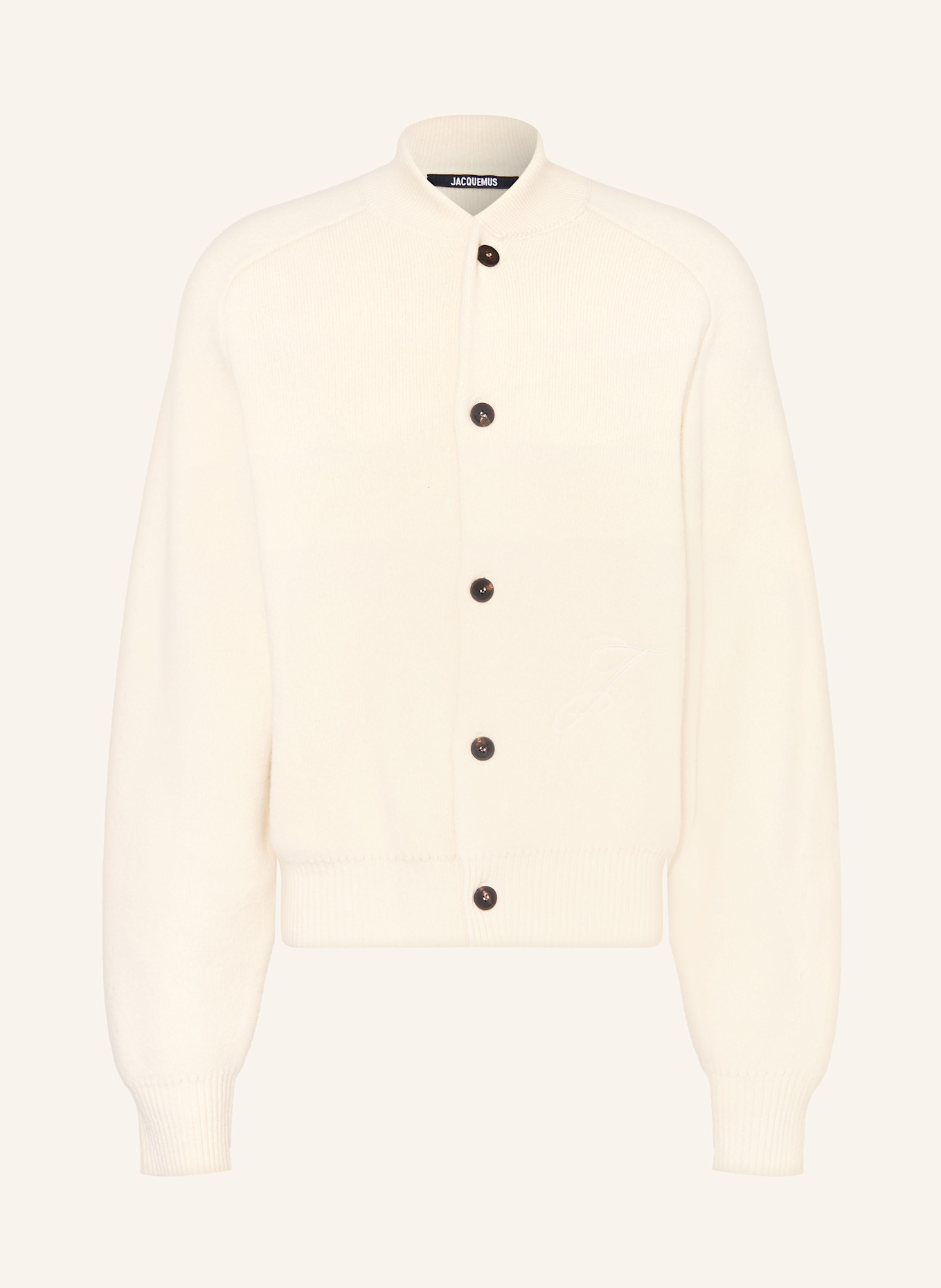 JACQUEMUS Strickjacken LE CARDIGAN PALLONE: CREME
