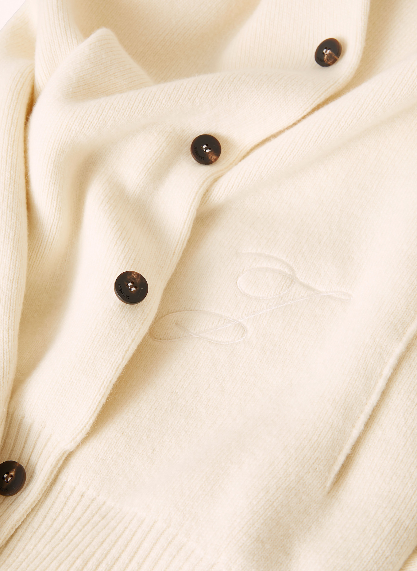 JACQUEMUS Strickjacken LE CARDIGAN PALLONE: CREME