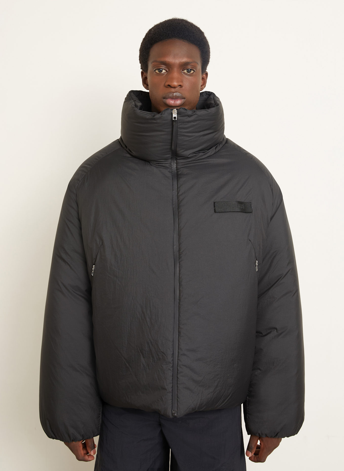 JACQUEMUS Oversized-Steppjacke: SCHWARZ
