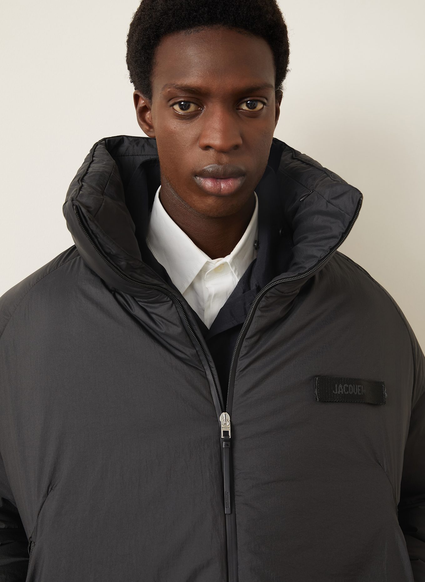 JACQUEMUS Oversized-Steppjacke: SCHWARZ