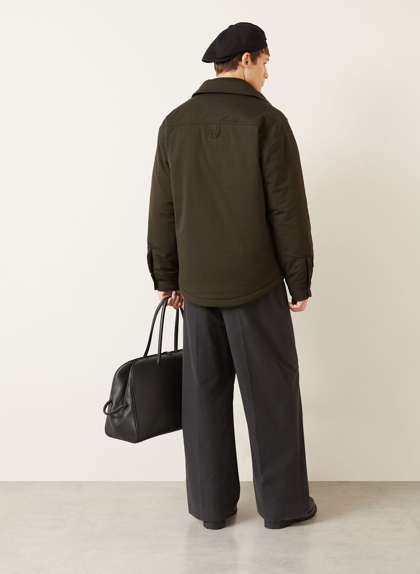 JACQUEMUS Overshirt LA CHEMISE BOULANGER: KHAKI