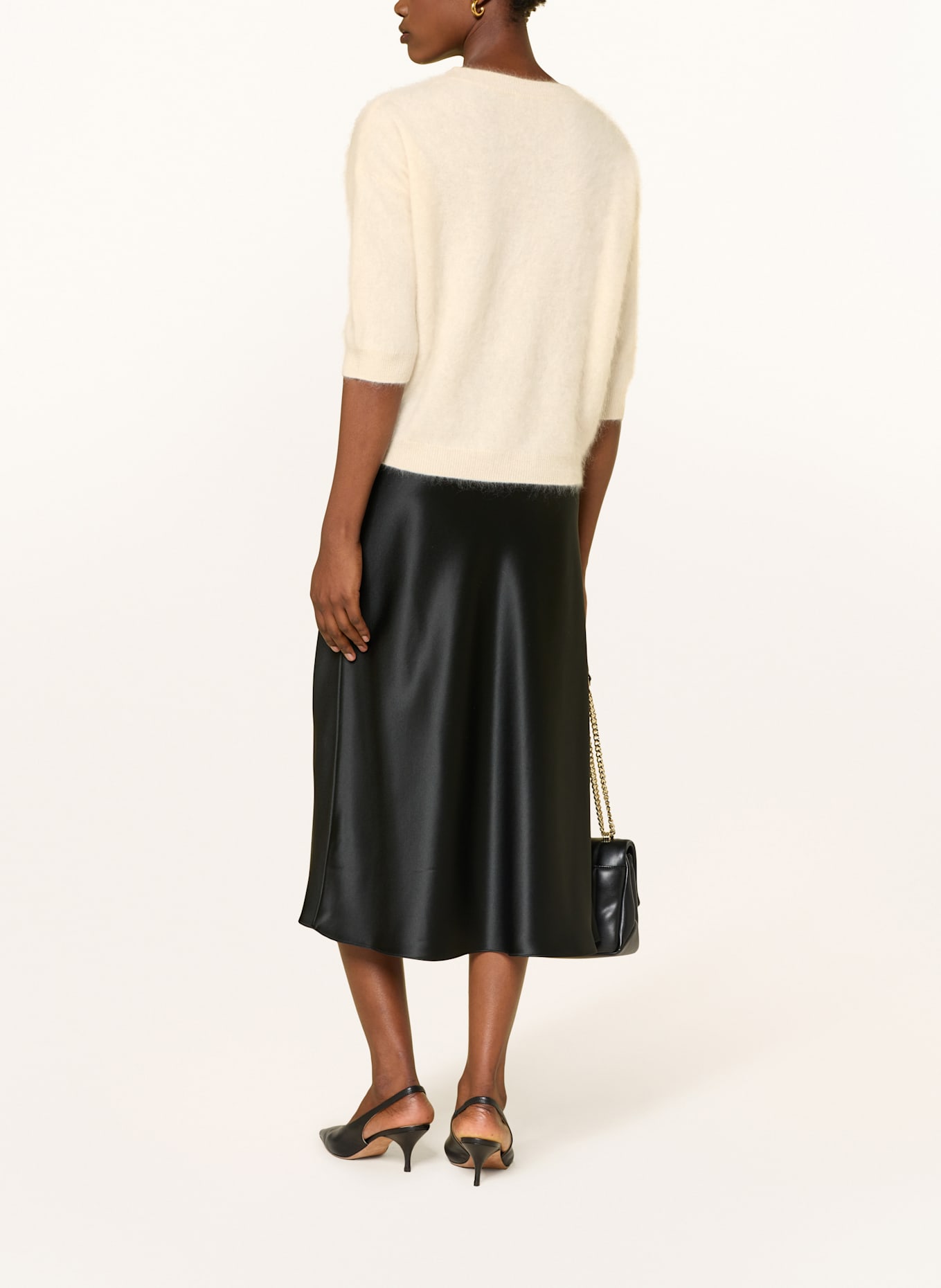 lilienfels Cashmere-Pullover mit 3/4-Arm: ECRU