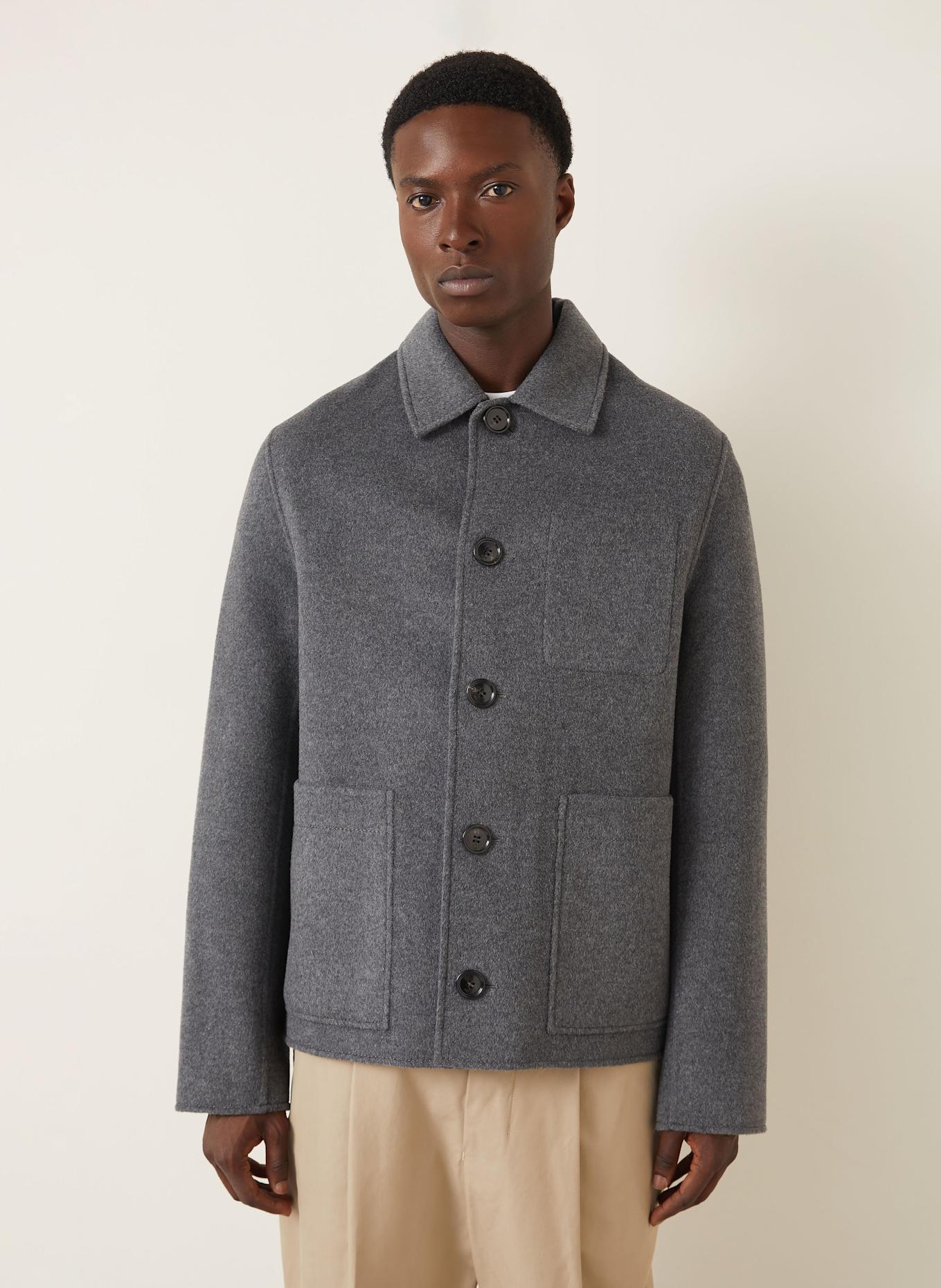 AMI PARIS Jacke: GRAU