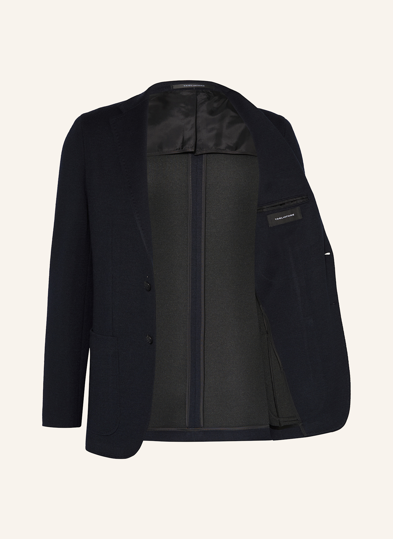 TAGLIATORE Gebreid jasje Regular Fit: DONKERBLAUW