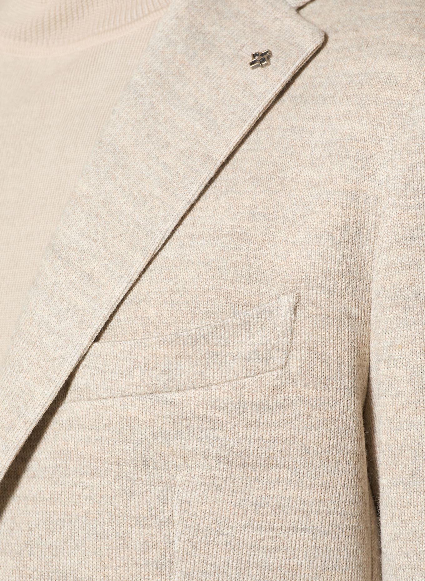 TAGLIATORE Gebreid jasje Extra Slim Fit: CRÈME