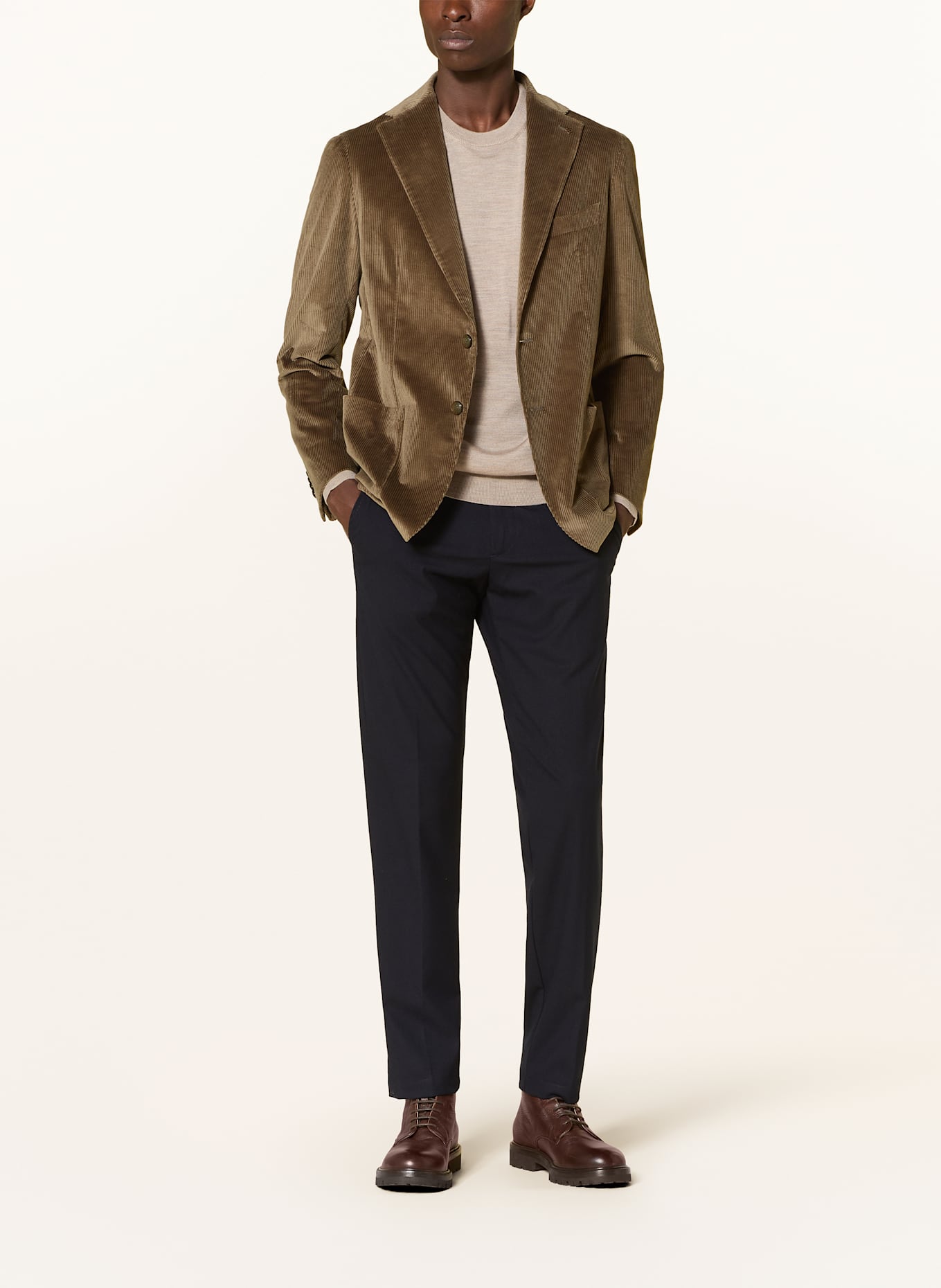 TAGLIATORE Cordsakko Slim Fit: BRAUN