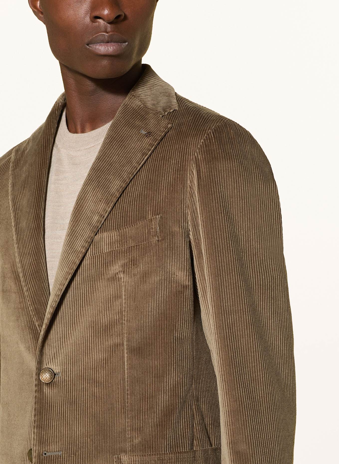 TAGLIATORE Cordsakko Slim Fit: BRAUN