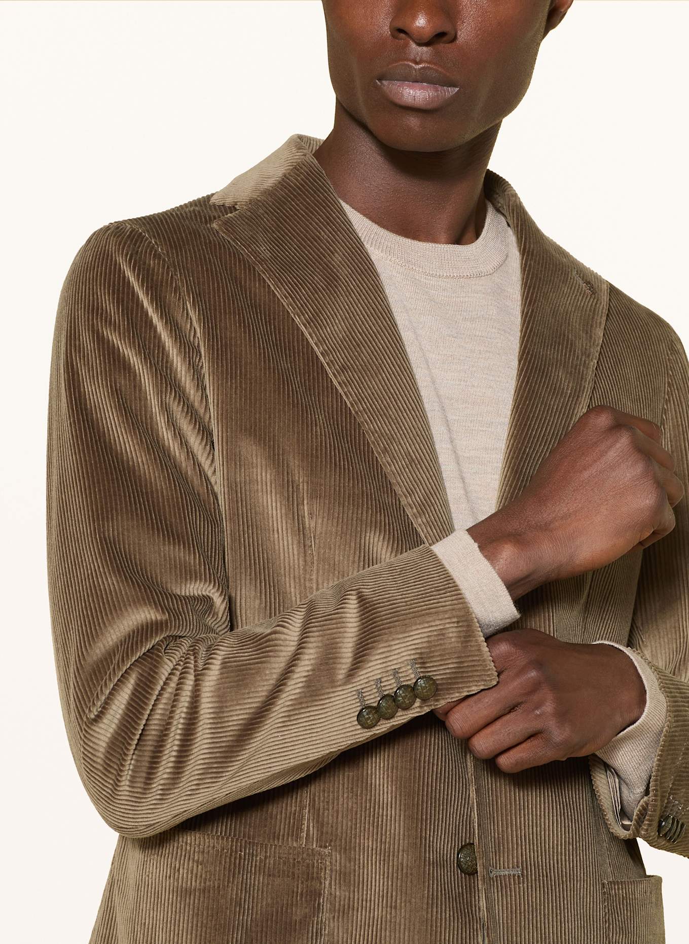 TAGLIATORE Cordsakko Slim Fit: BRAUN