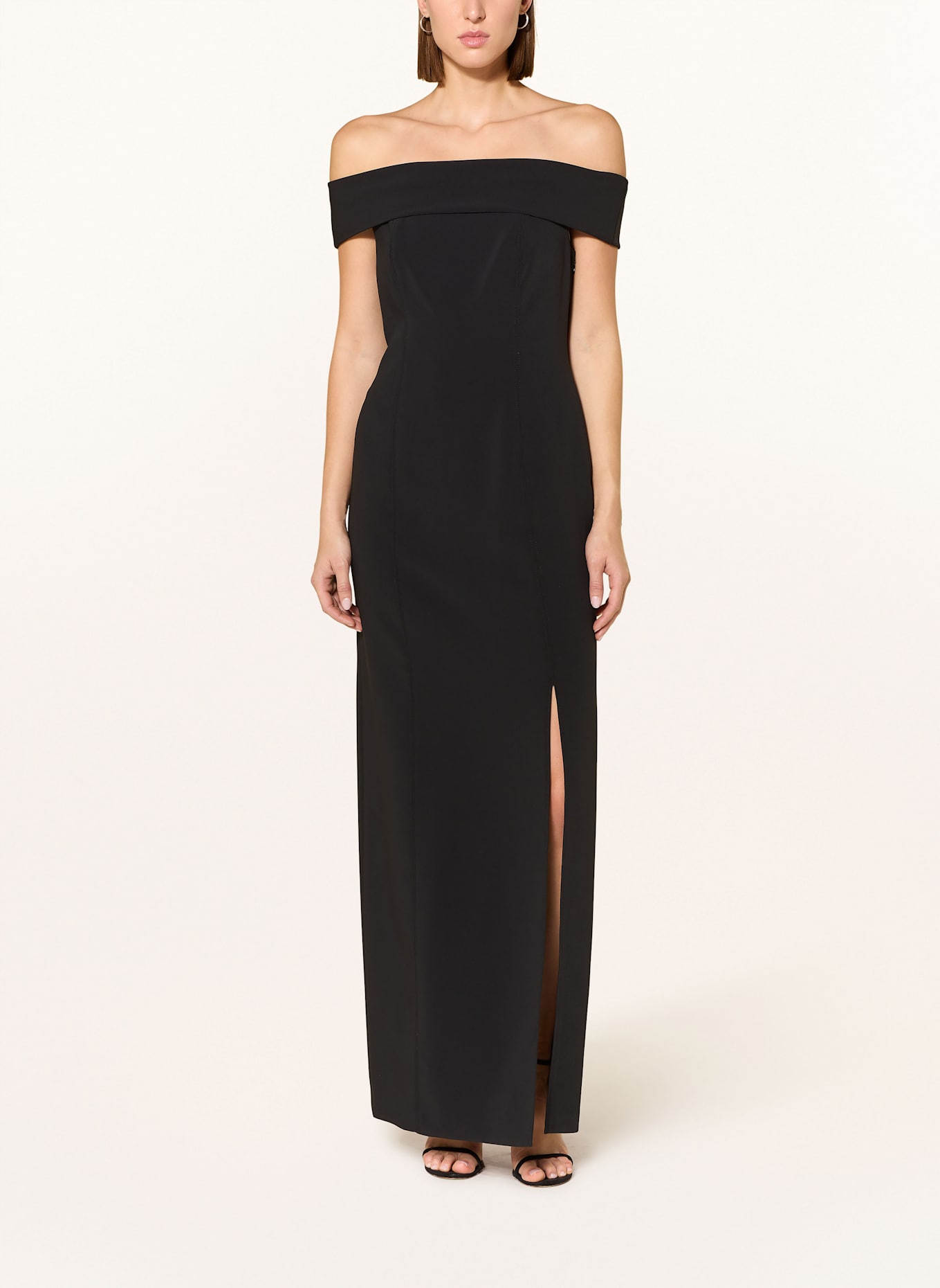 LAUREN RALPH LAUREN Abendkleid: SCHWARZ