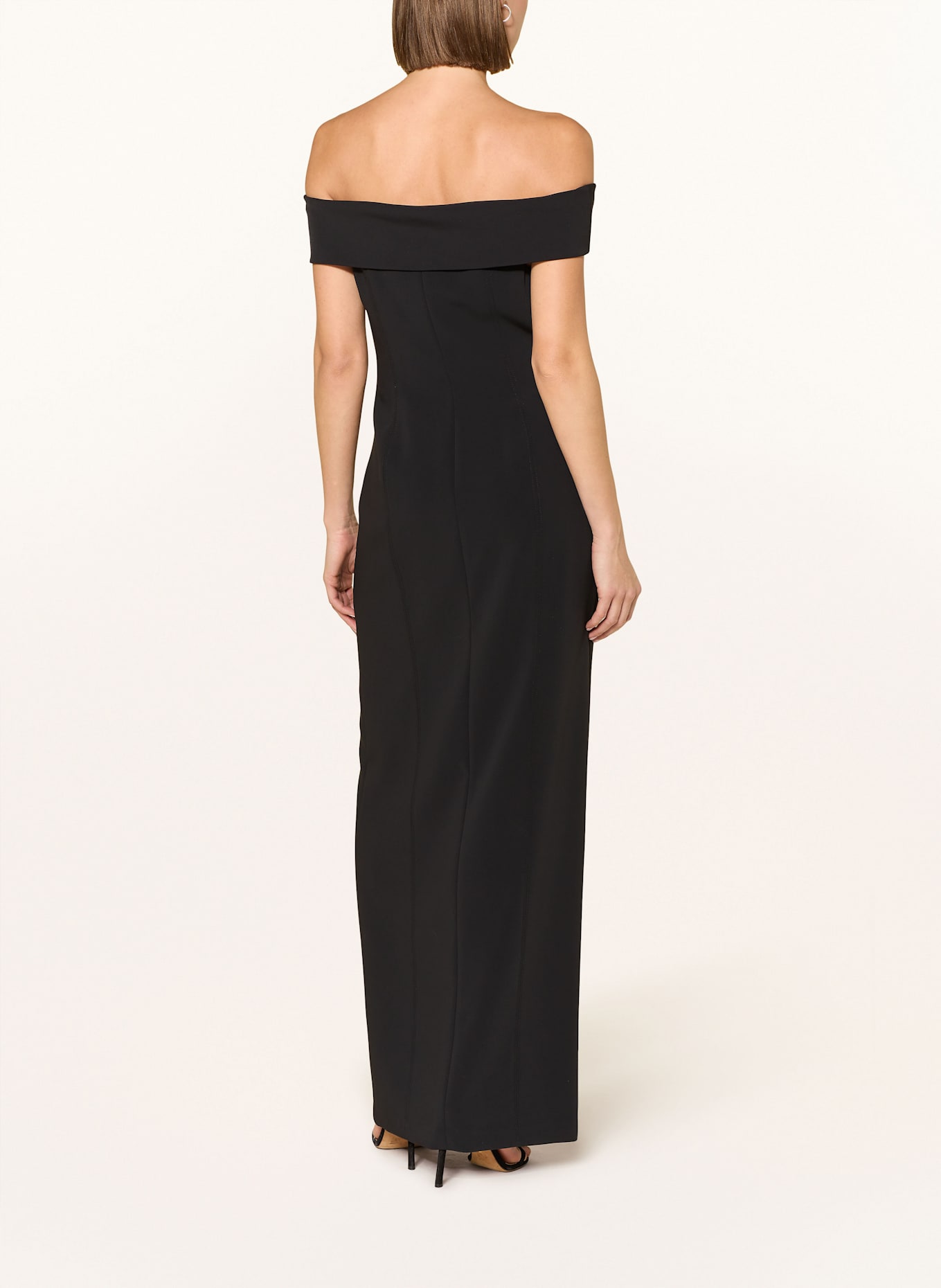 LAUREN RALPH LAUREN Abendkleid: SCHWARZ