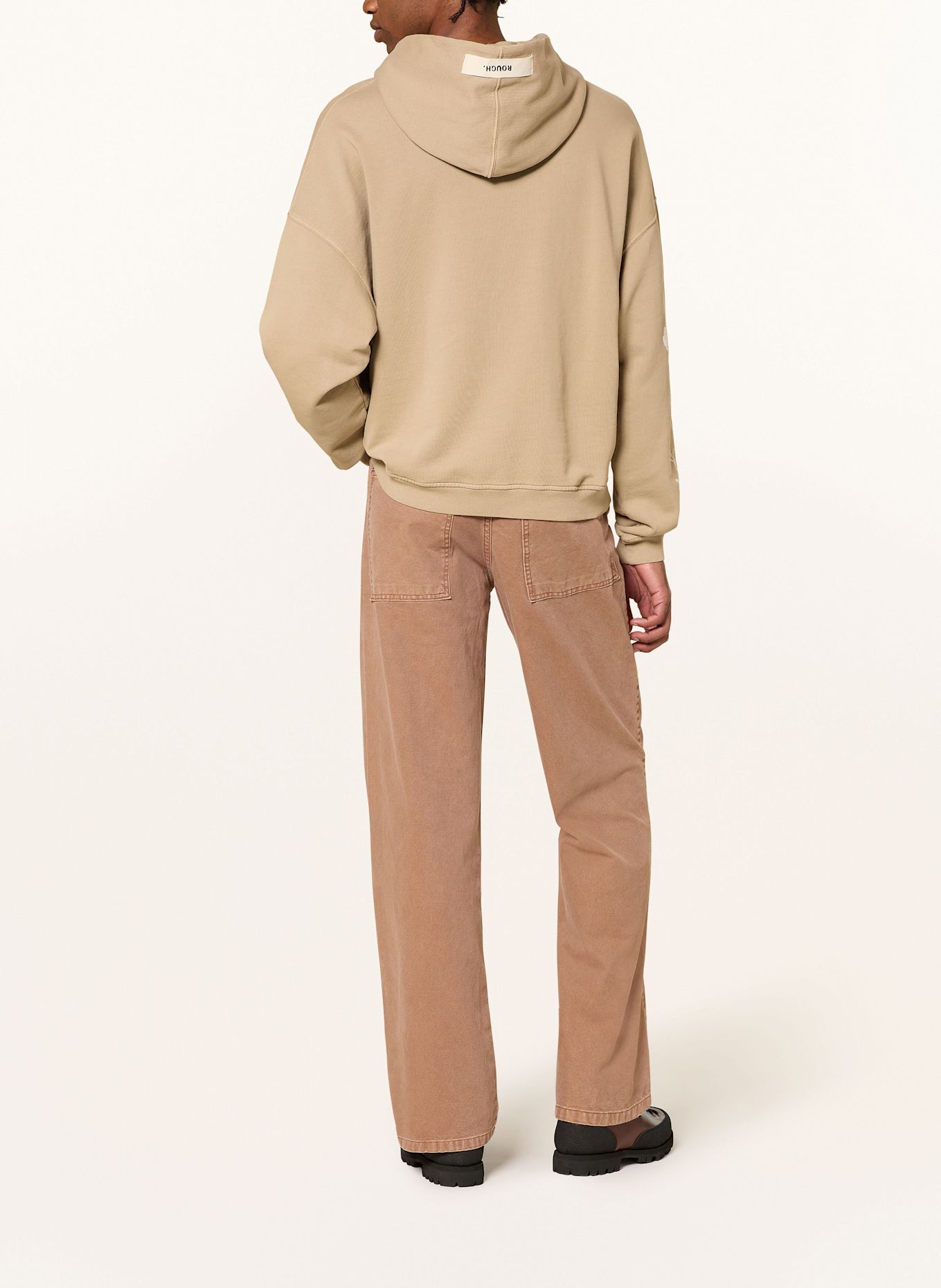 rough. Hoodie ANTHOS: CAMEL