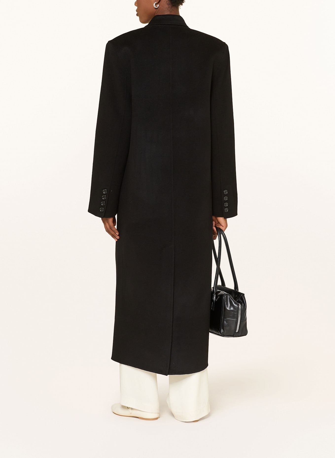 ALMADA LABEL Cabanmantel DEJA: SCHWARZ