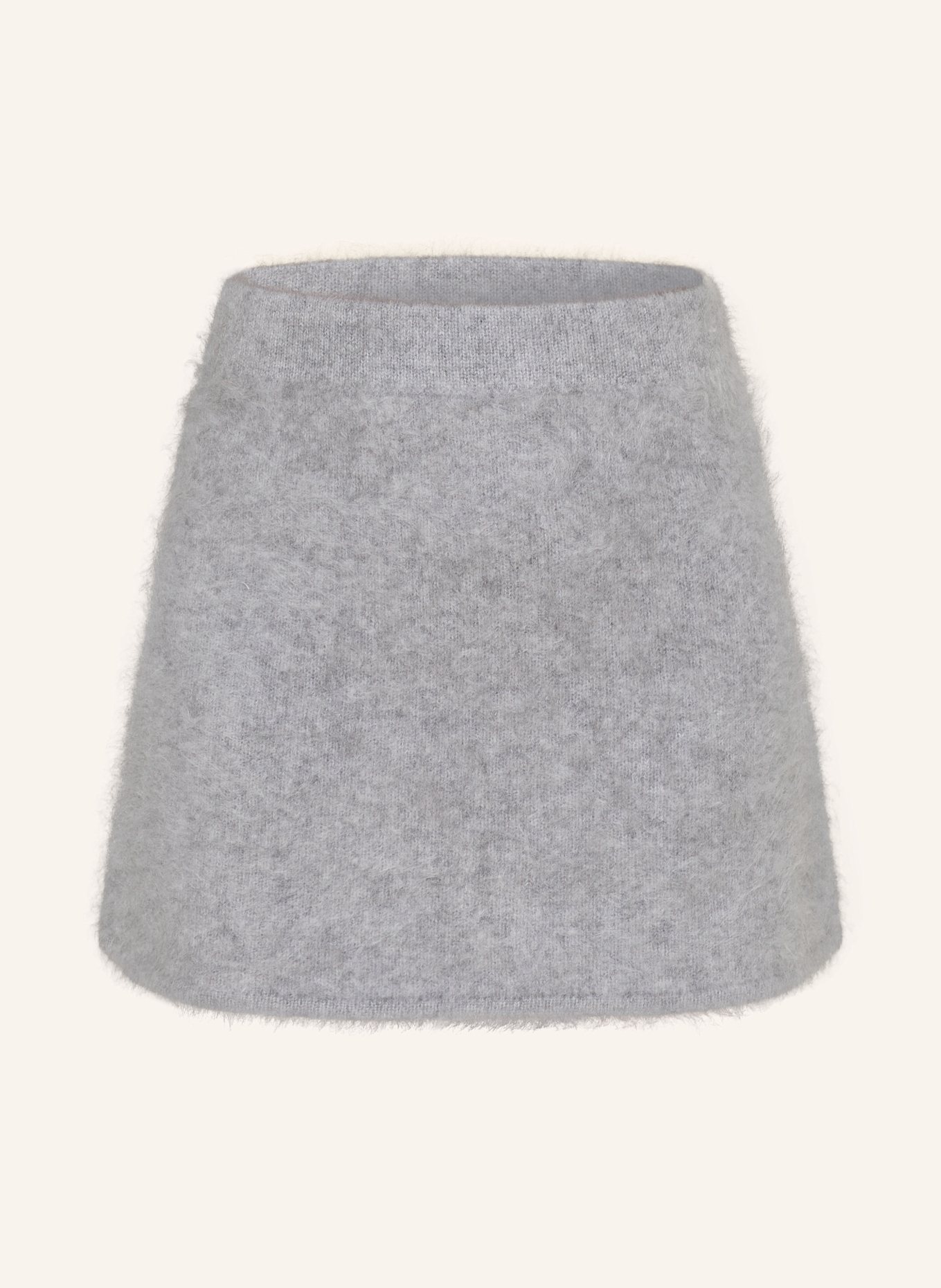 ALMADA LABEL Spódnica z dzianiny MIMI z kaszmiru: SZARY