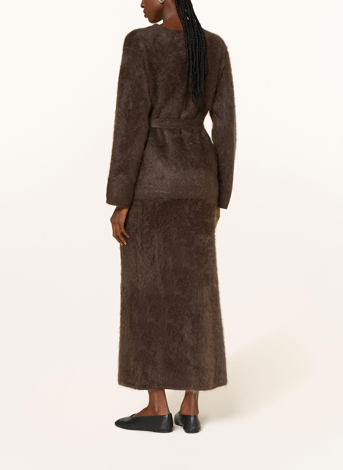 ALMADA LABEL Cashmere-Strickhülle ARIA: DUNKELBRAUN