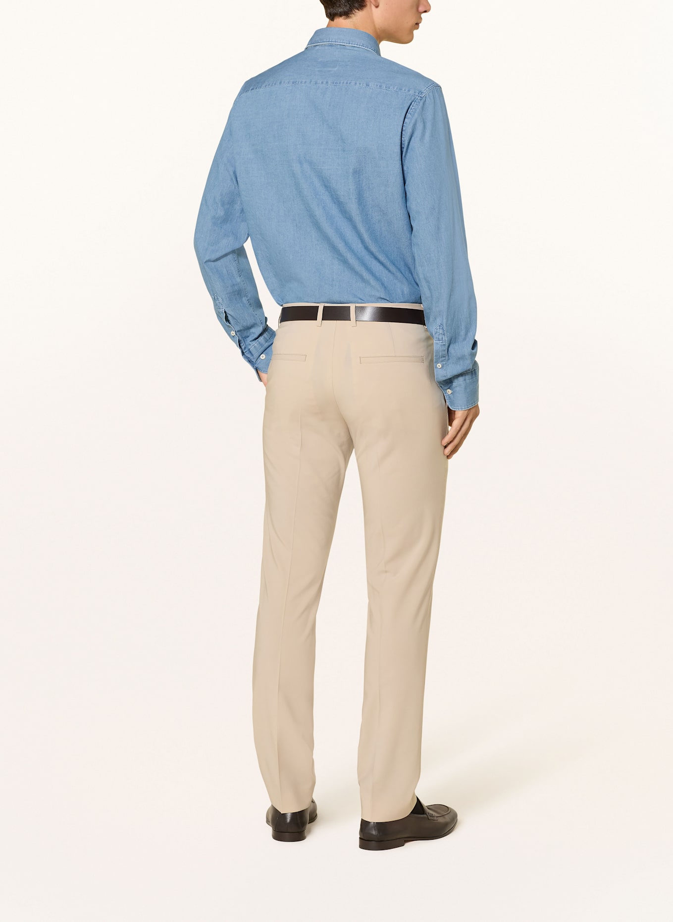 1863 by ETERNA Jeanshemd Slim Fit: BLAU