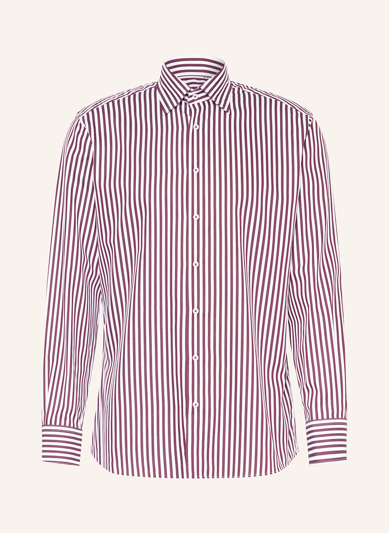 ETERNA Hemd Modern Fit: WEISS / LILA