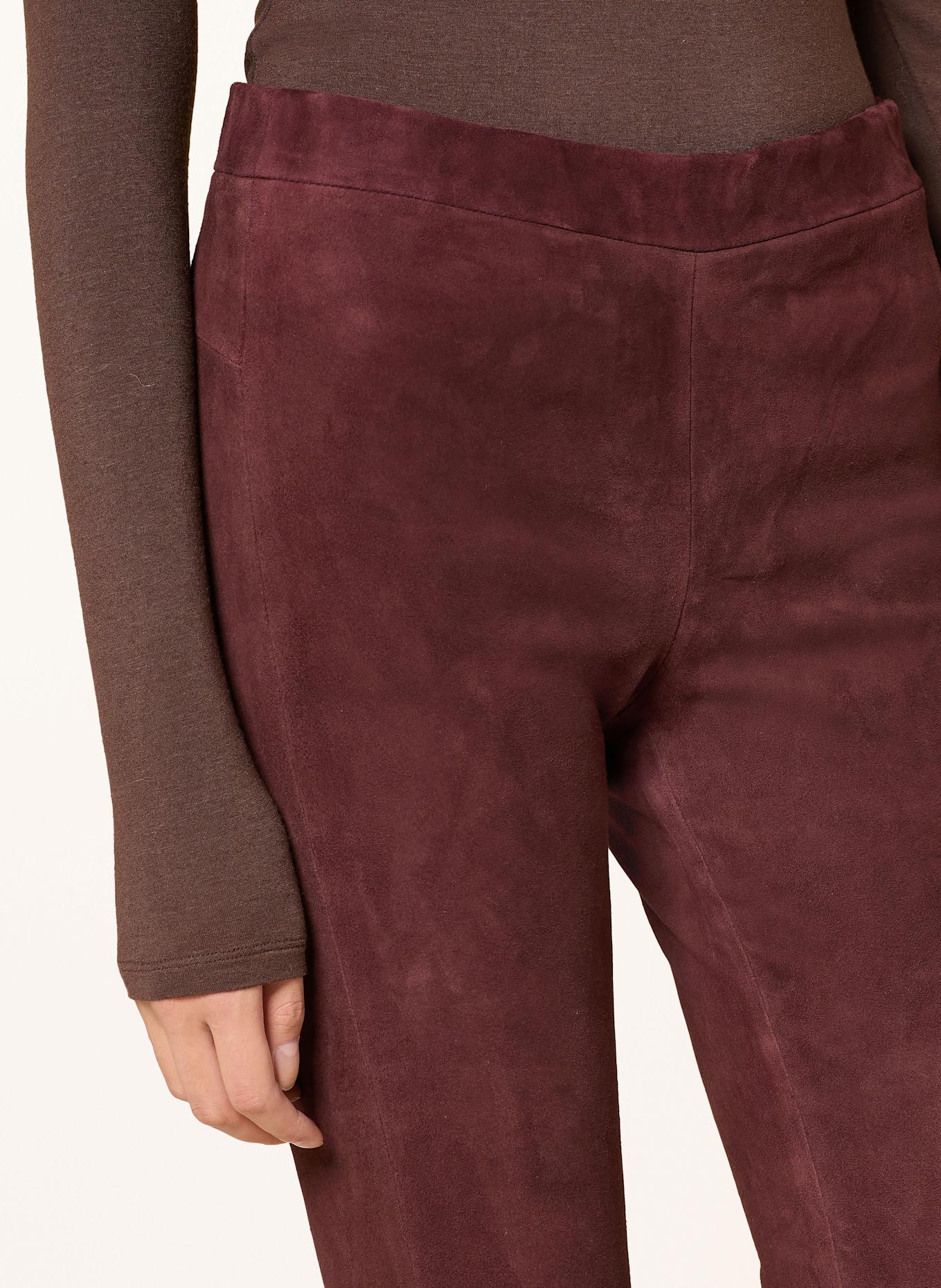 ARMA Lederhose ROCHE: DUNKELROT