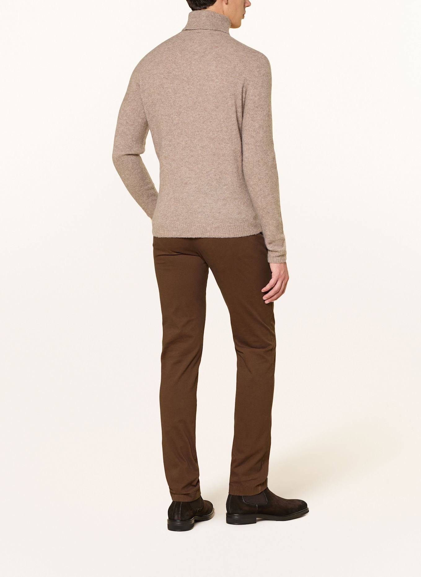 roberto collina Rollkragenpullover aus Cashmere: BEIGE
