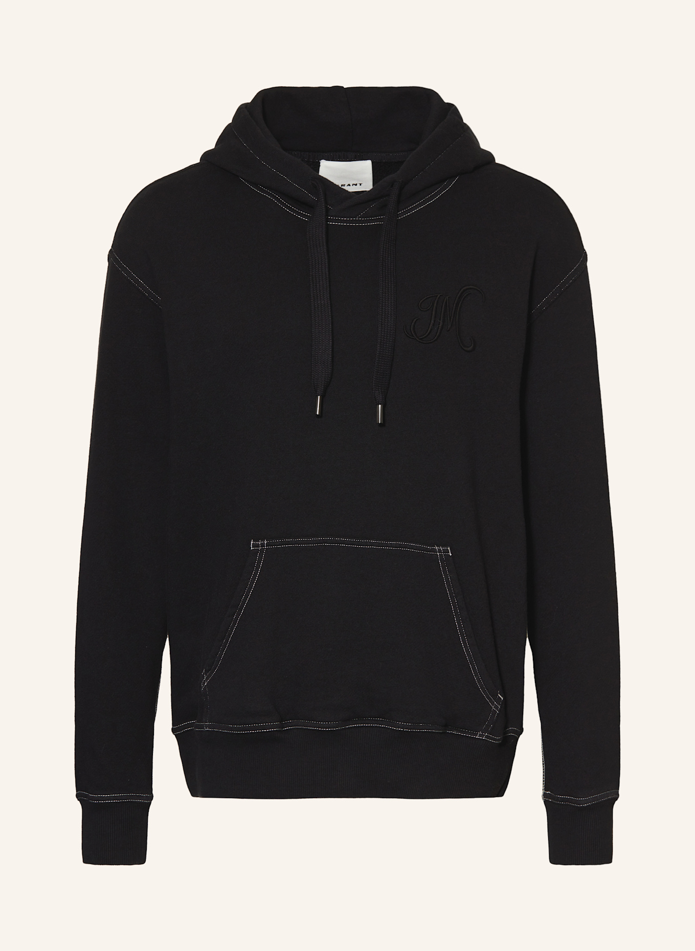 ISABEL MARANT Hoodie MATTE: SCHWARZ