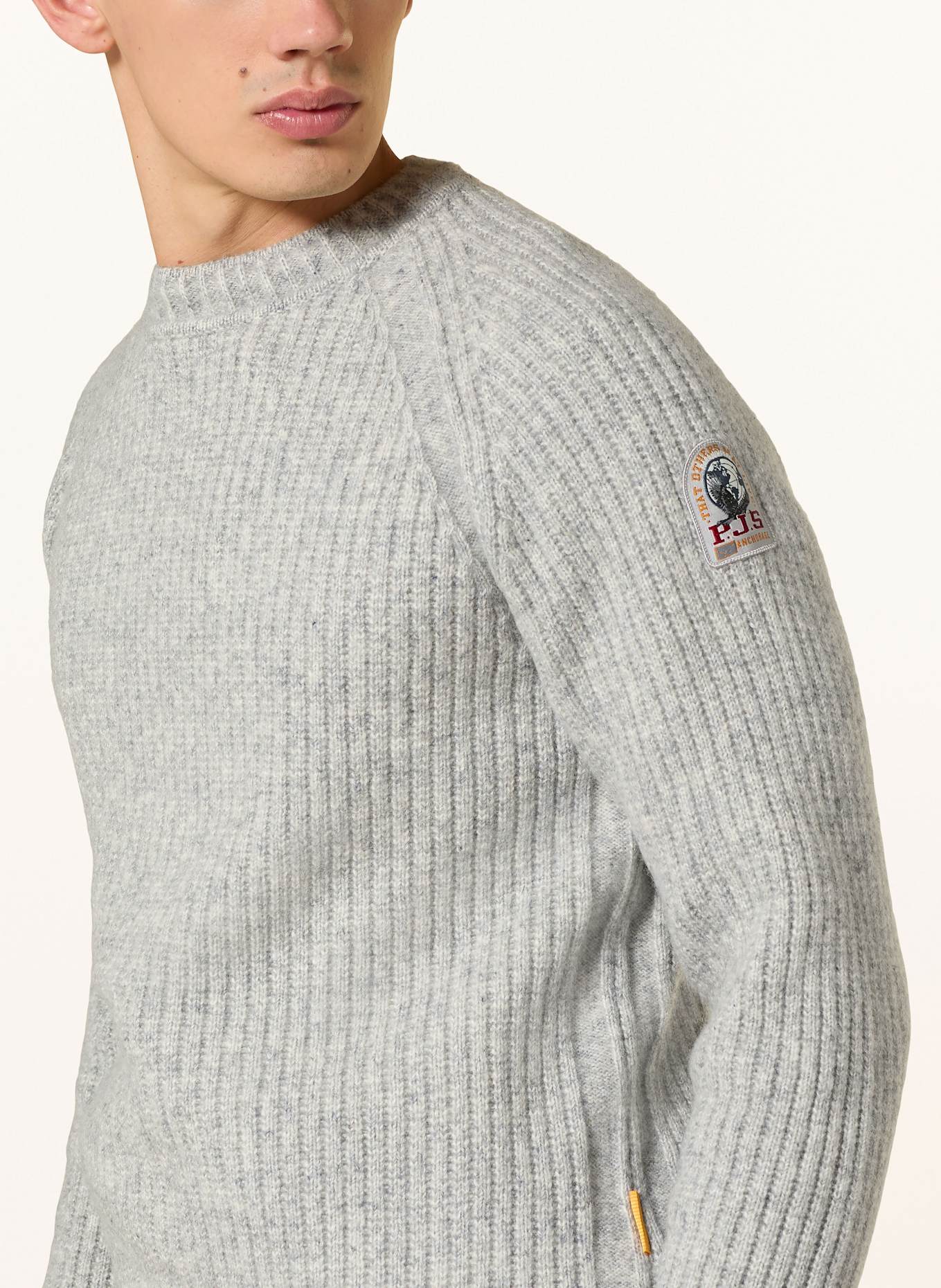 PARAJUMPERS Sweter BARROW: SZARY