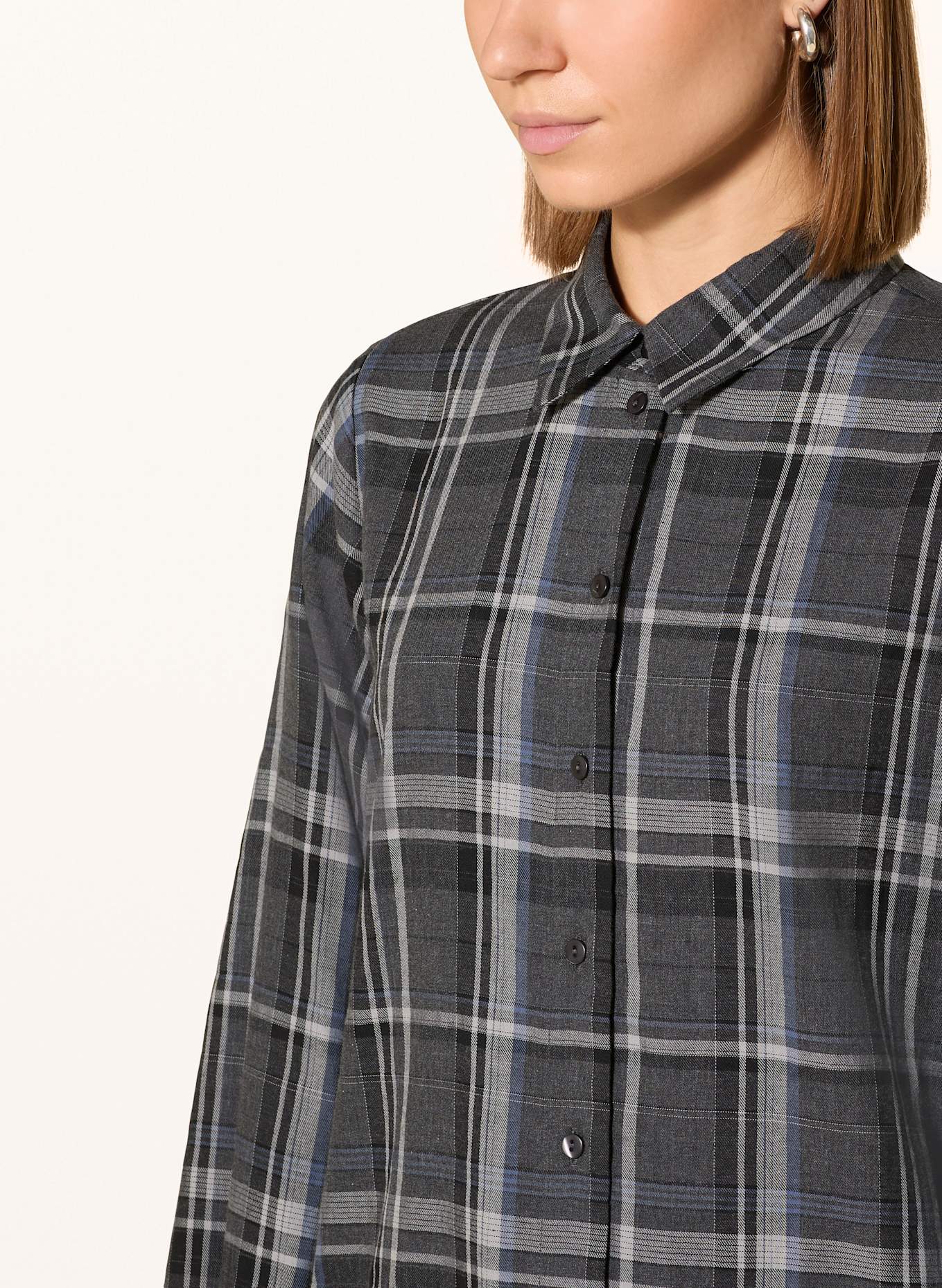 Smith & Soul Hemdbluse: DUNKELGRAU / GRAU / BLAU