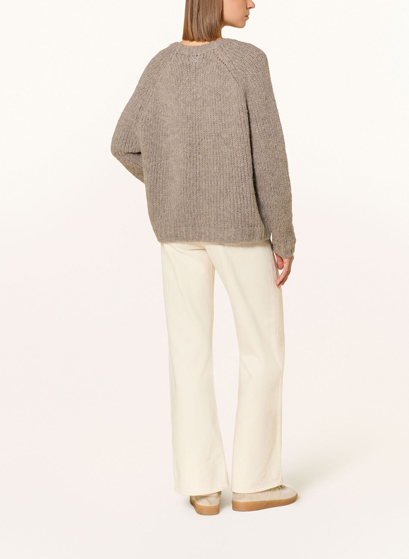 Smith & Soul Pullover mit Alpaka: GRAU