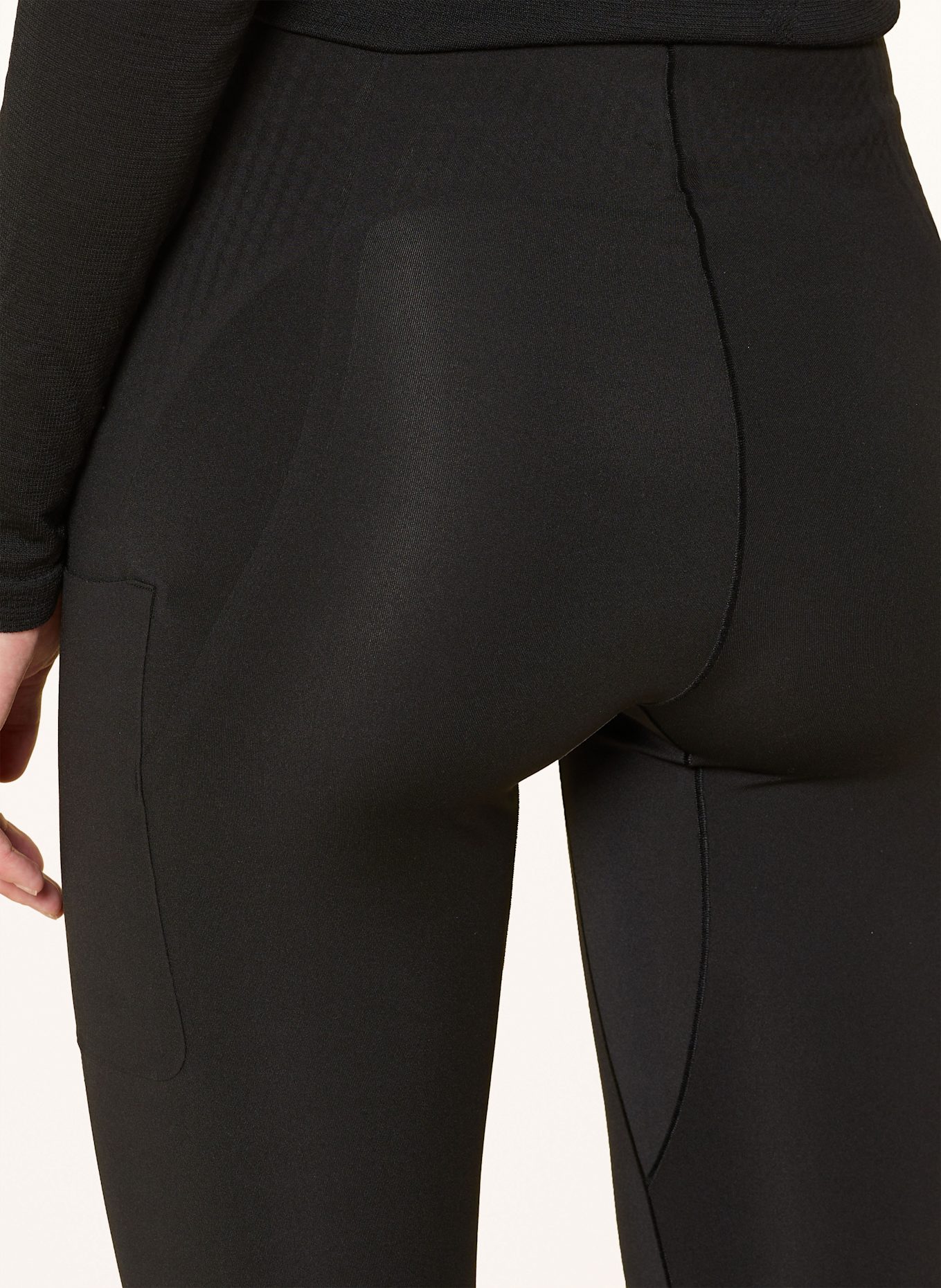 Y-3 Lauf-Tights: SCHWARZ