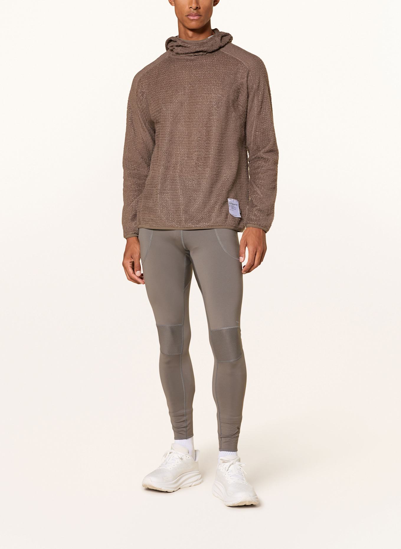 SATISFY Laufhose COFFEETHERMAL® CARGO: TAUPE