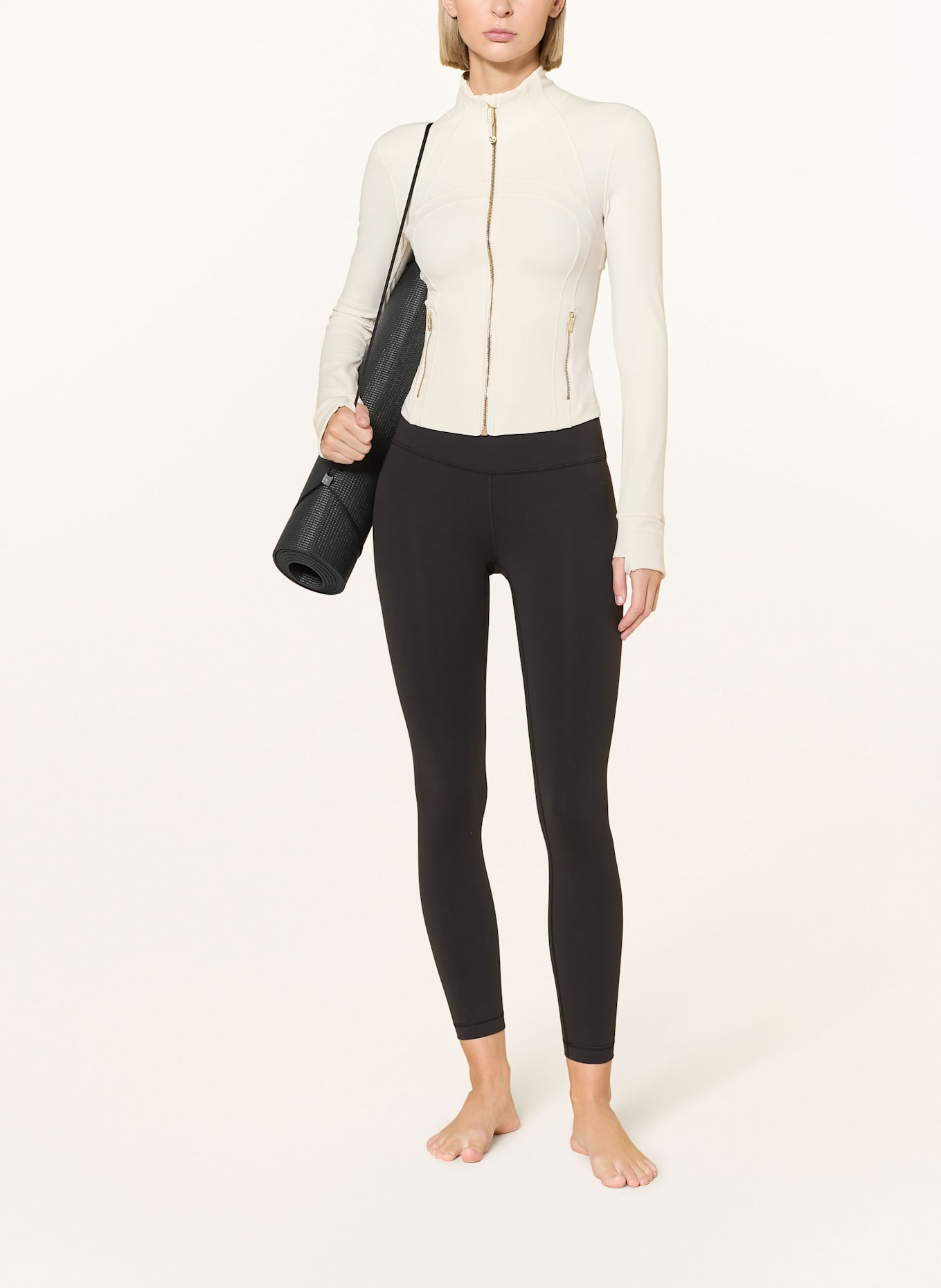 lululemon Yoga-Jacke DEFINE CROPPED: BEIGE