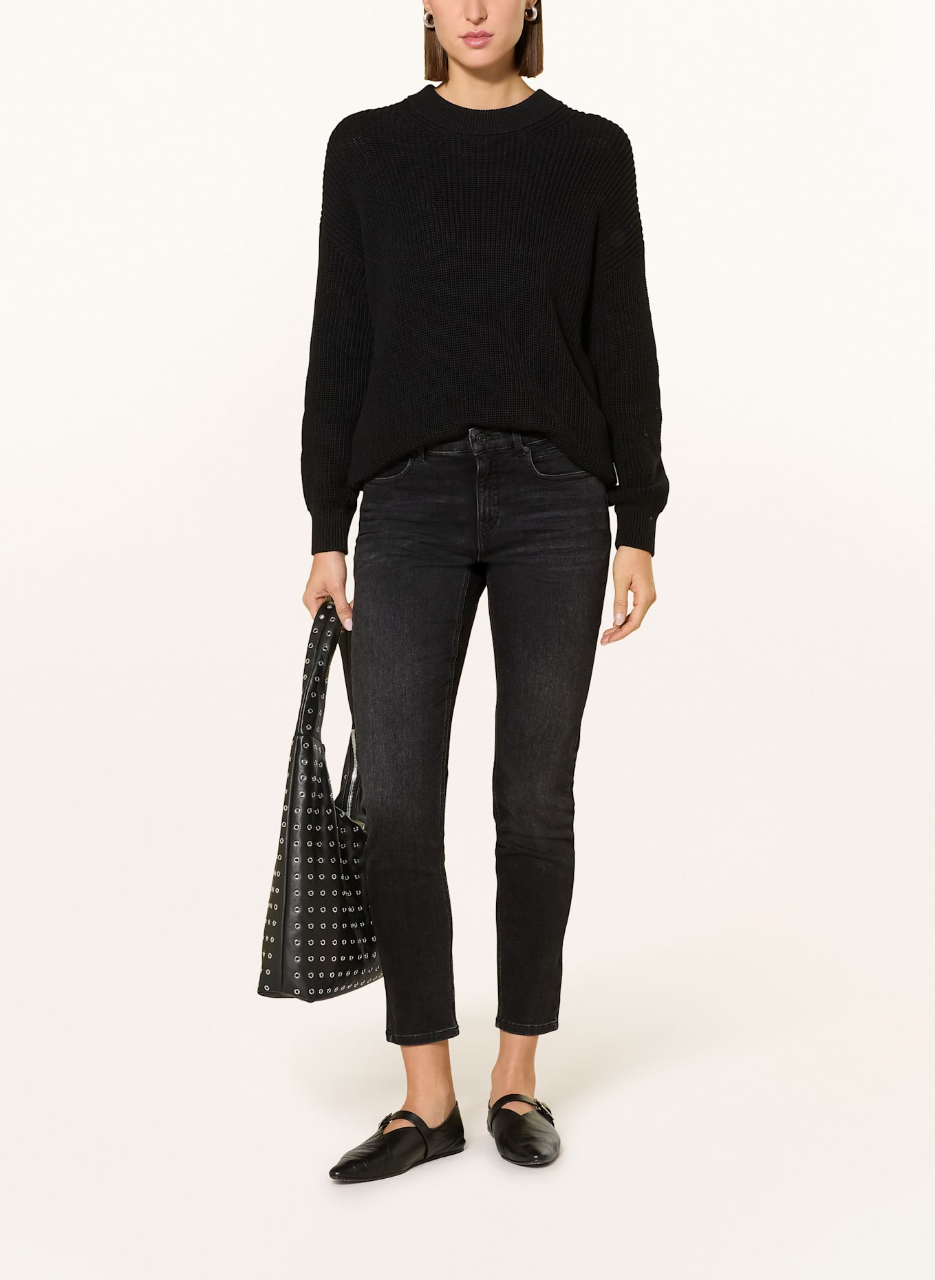 OPUS PANTS Skinny Jeans ENJA EASE: 70244 washed black