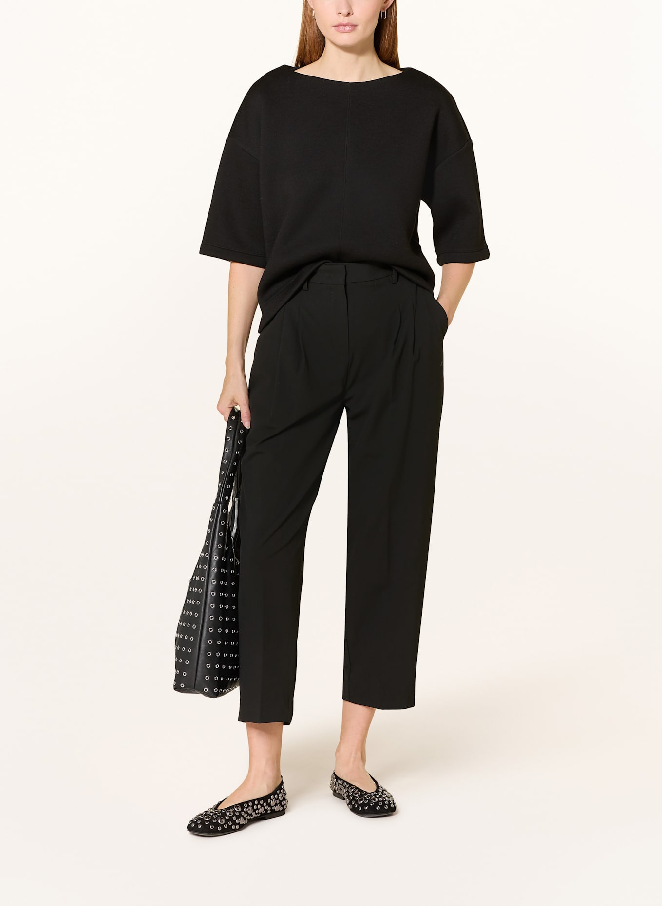 OPUS PANTS 7/8-Hose LESSIEH: SCHWARZ