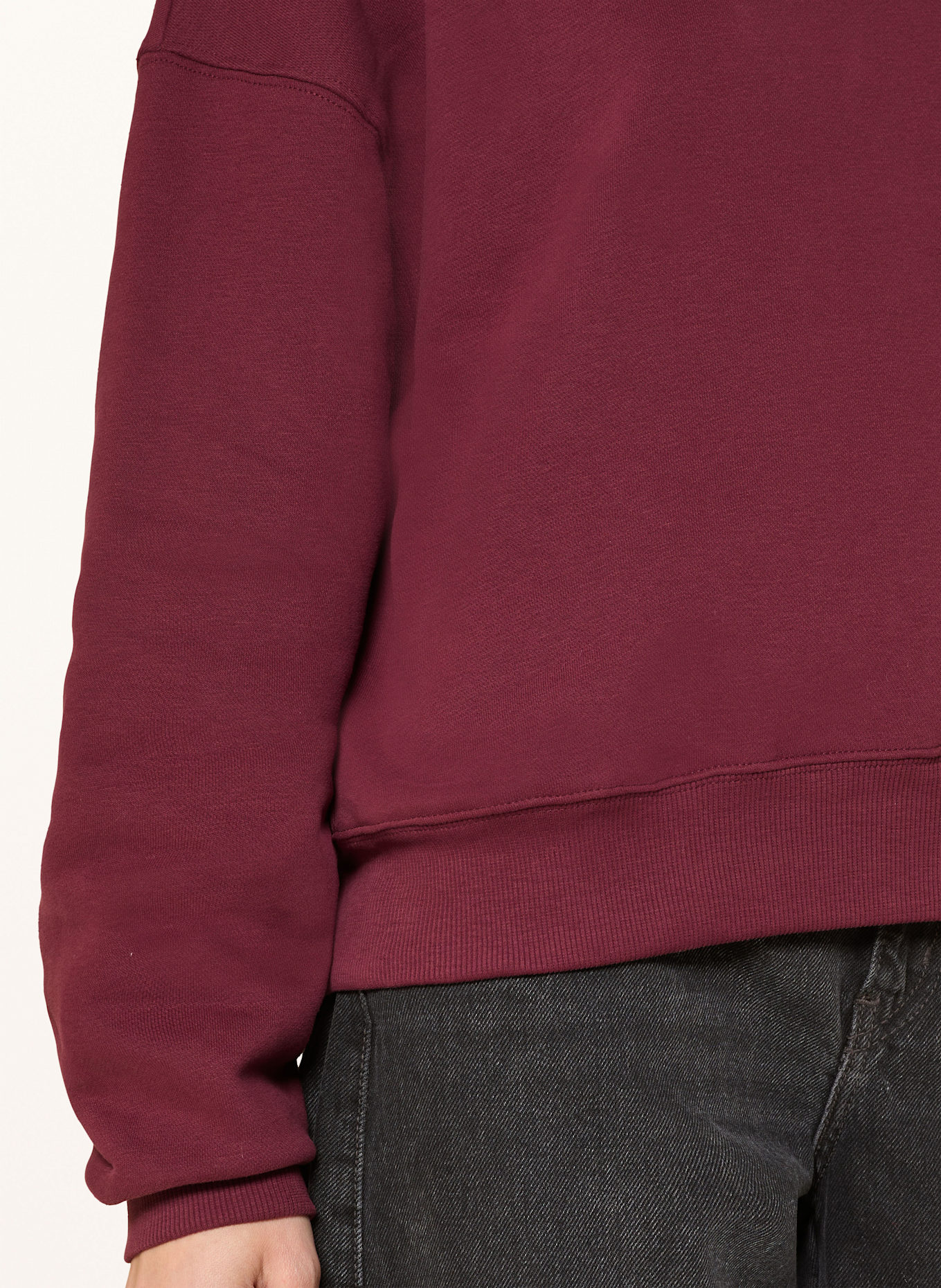 Rich & Royal Sweatshirt: DUNKELROT