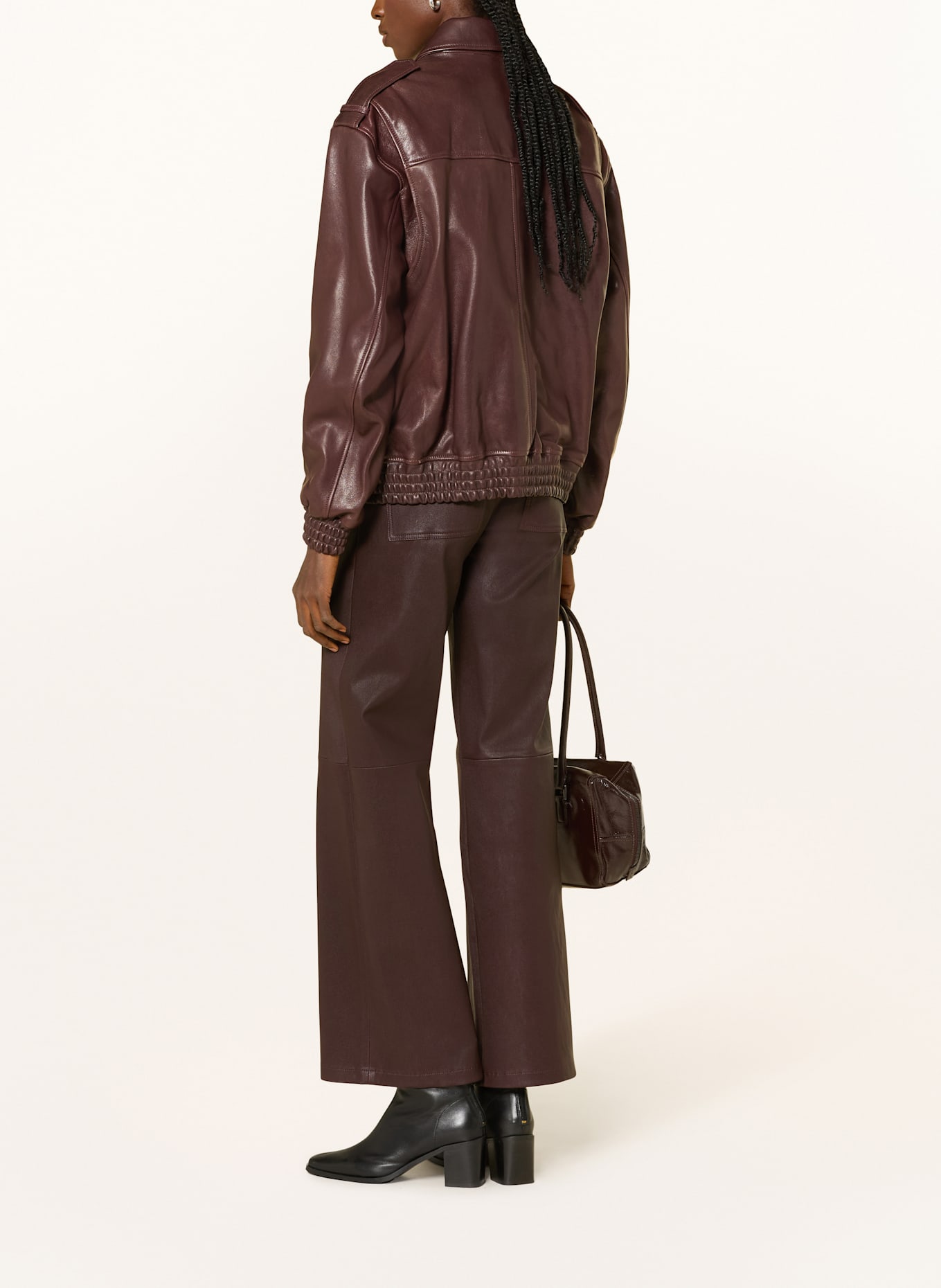 ARMA Lederjacke ASTRA: DUNKELROT