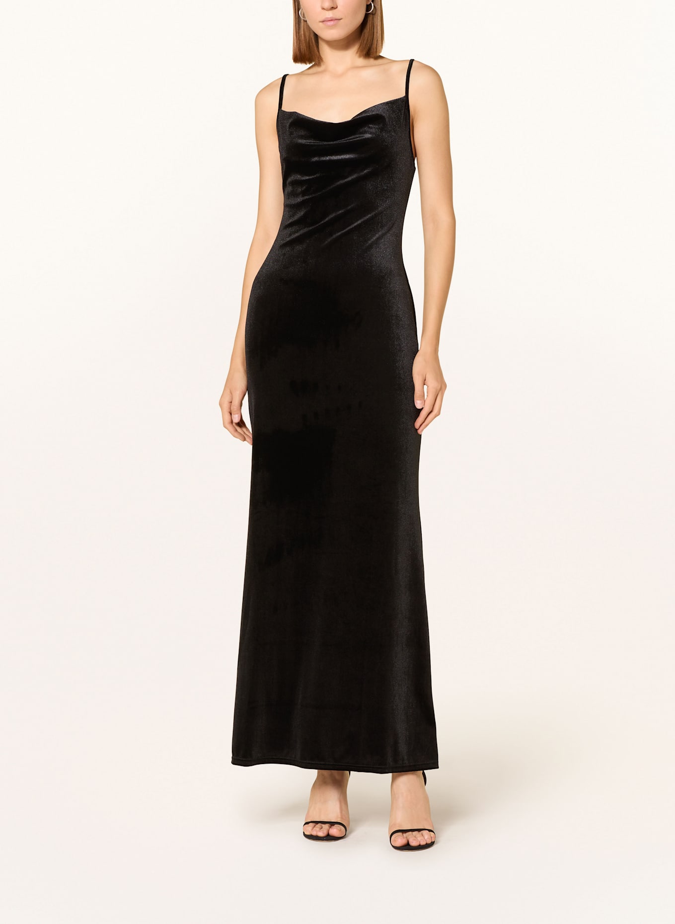 LIPSY Abendkleid aus Samt: SCHWARZ