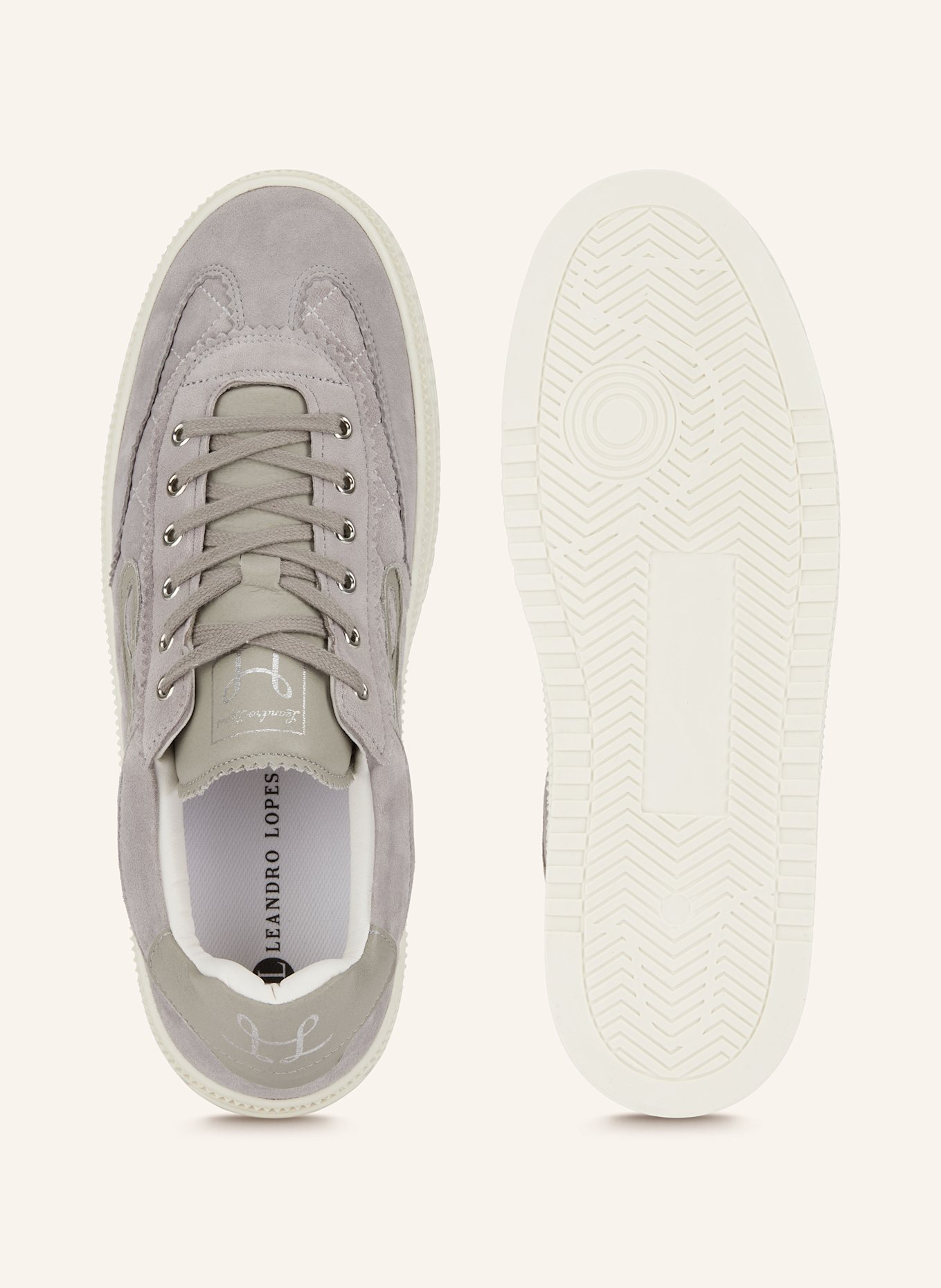 LEANDRO LOPES Sneaker LONDON: GRAU