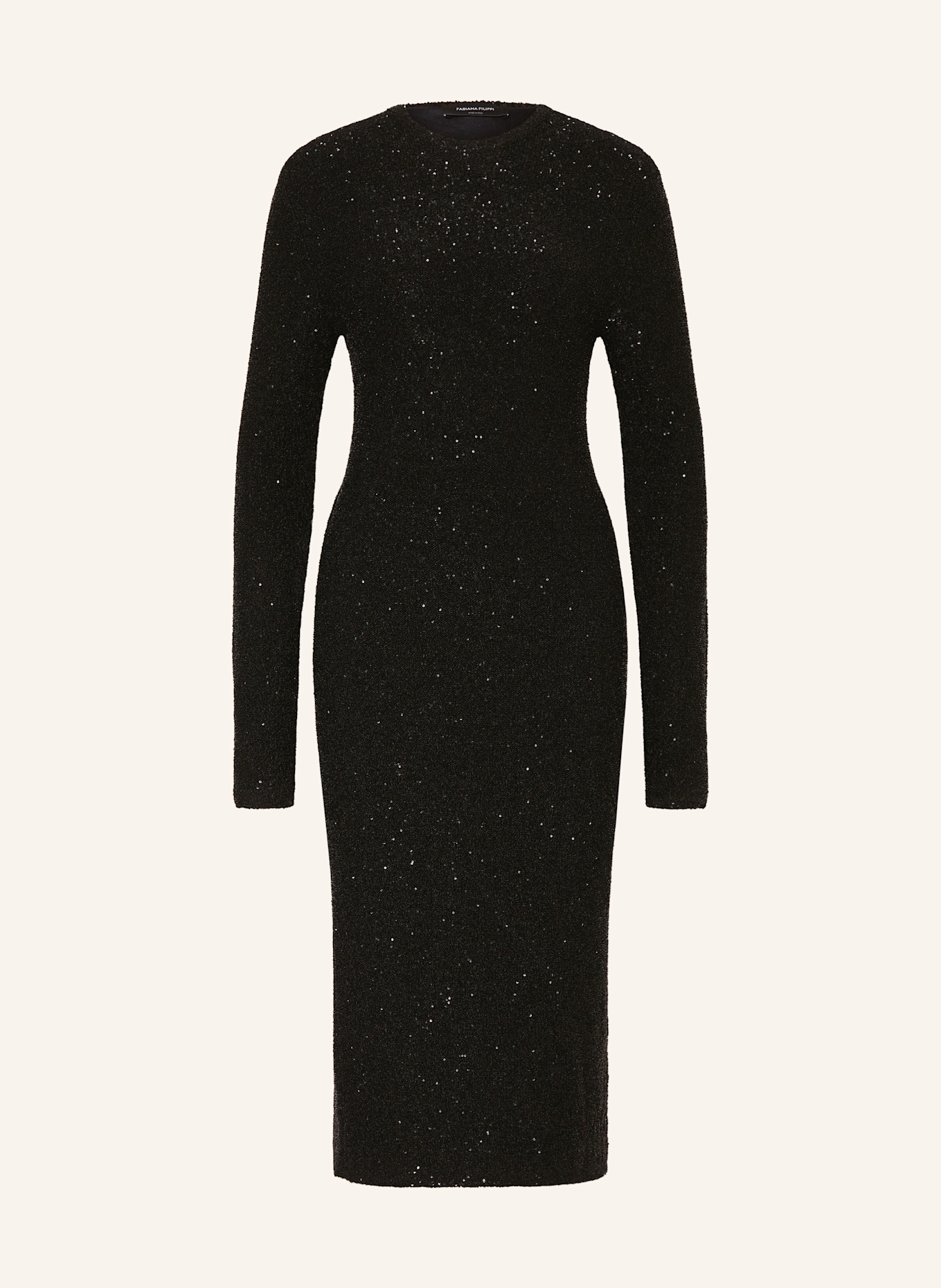 FABIANA FILIPPI Kleid mit Pailletten: SCHWARZ