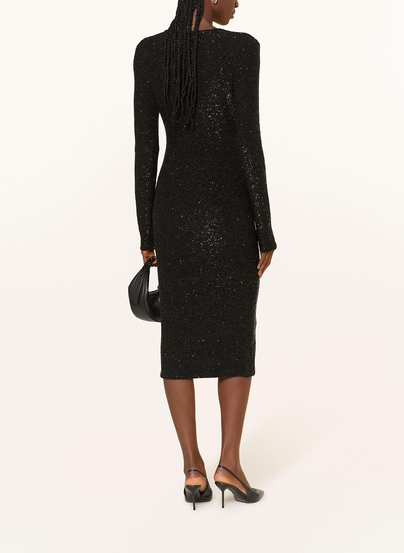 FABIANA FILIPPI Kleid mit Pailletten: SCHWARZ