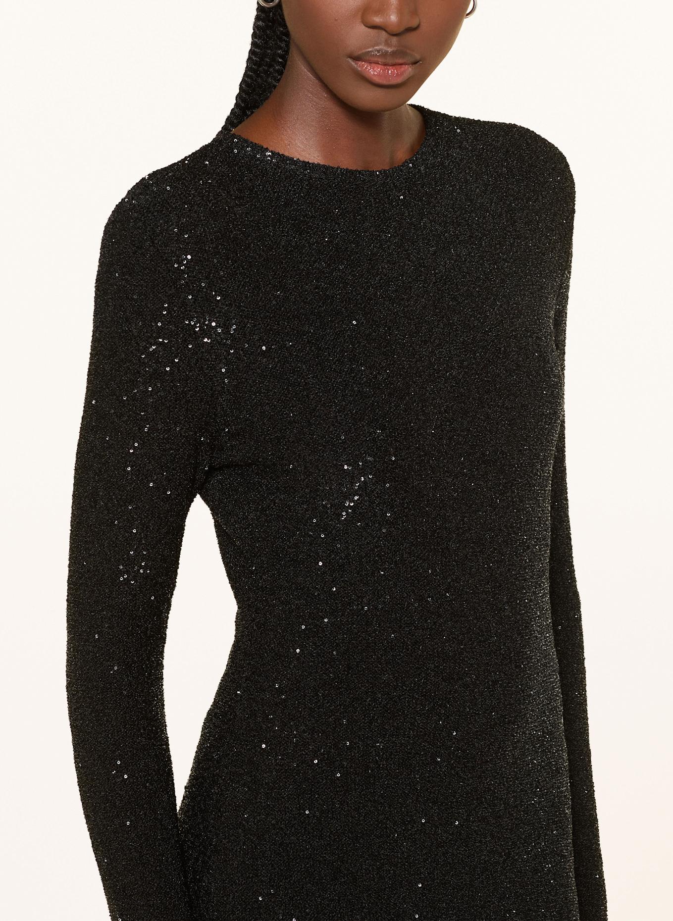 FABIANA FILIPPI Kleid mit Pailletten: SCHWARZ